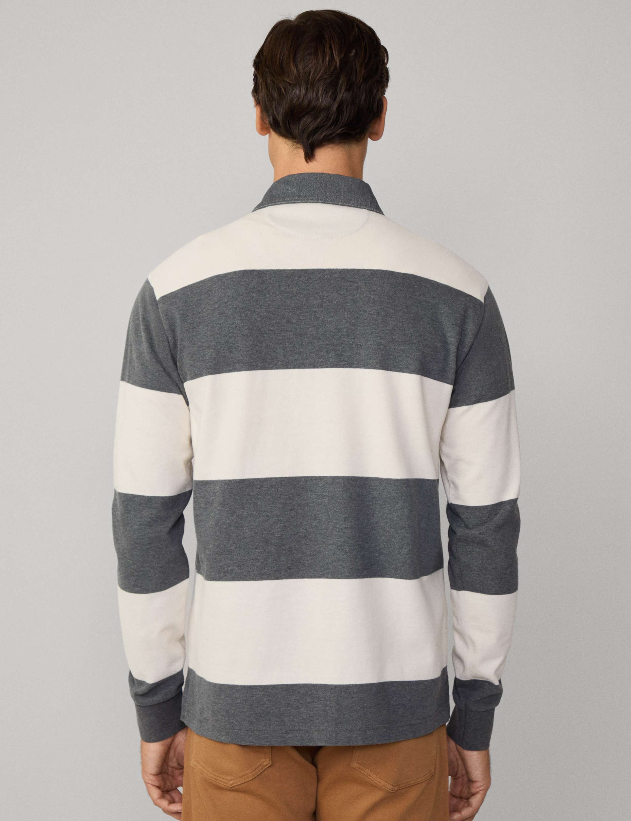 Pure Cotton Striped Long Sleeve Rugby Shirt 7 of 7
