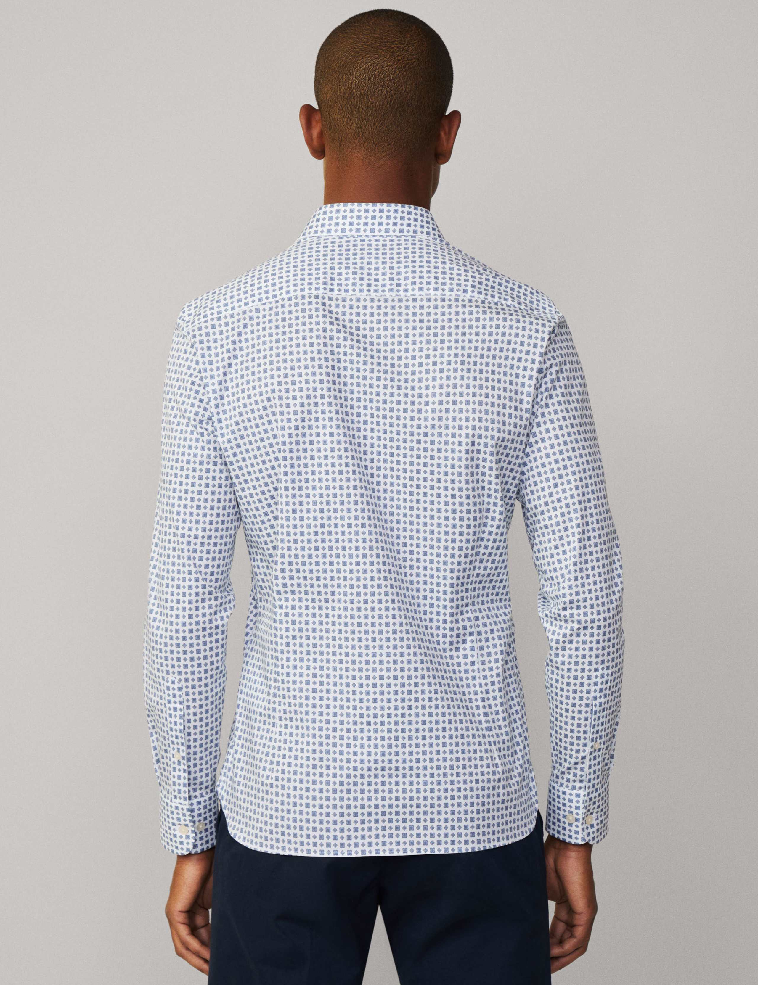 Pure Cotton Foulard Print Oxford Shirt 6 of 7