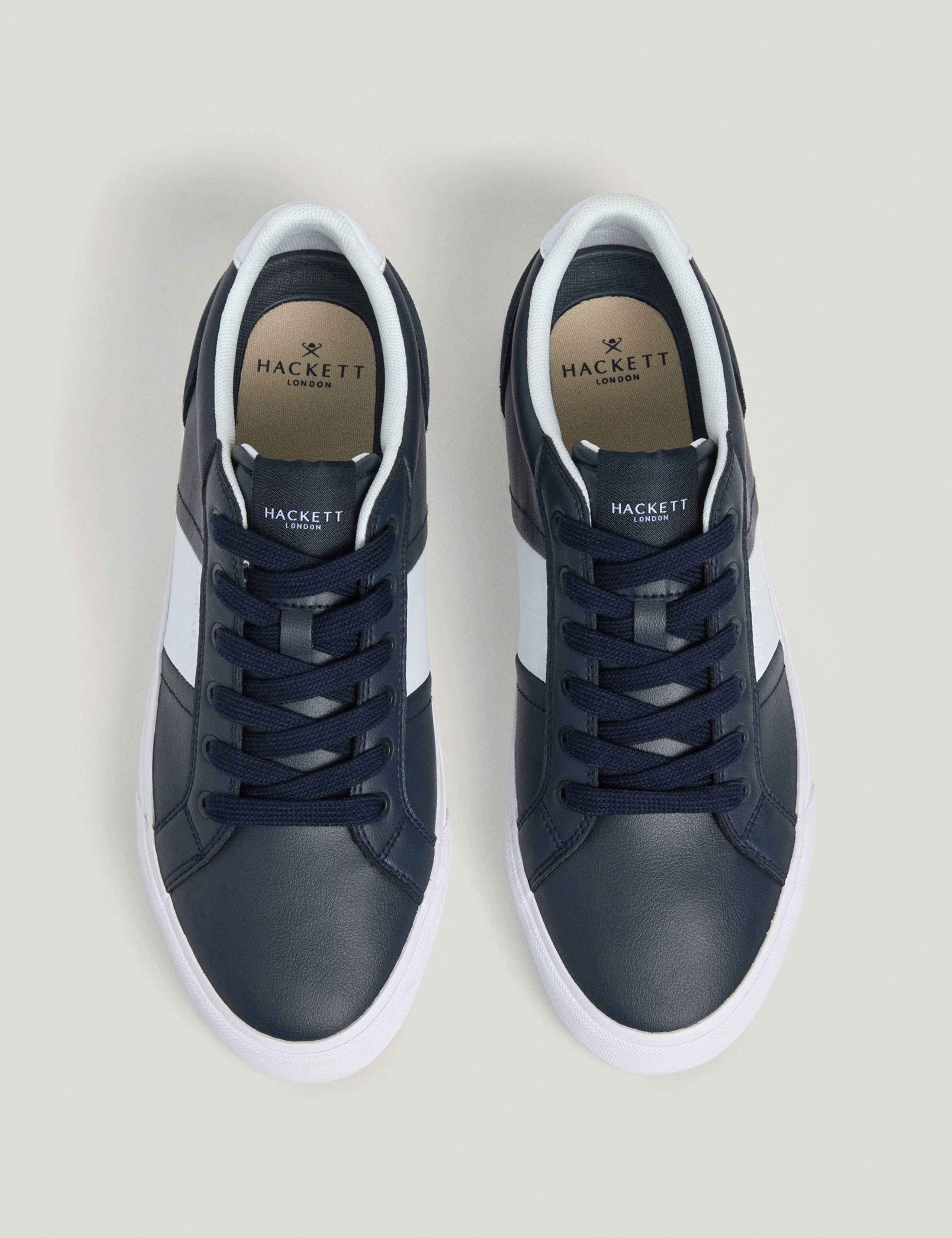 Suede Mixed Texture Trainers 3 of 6