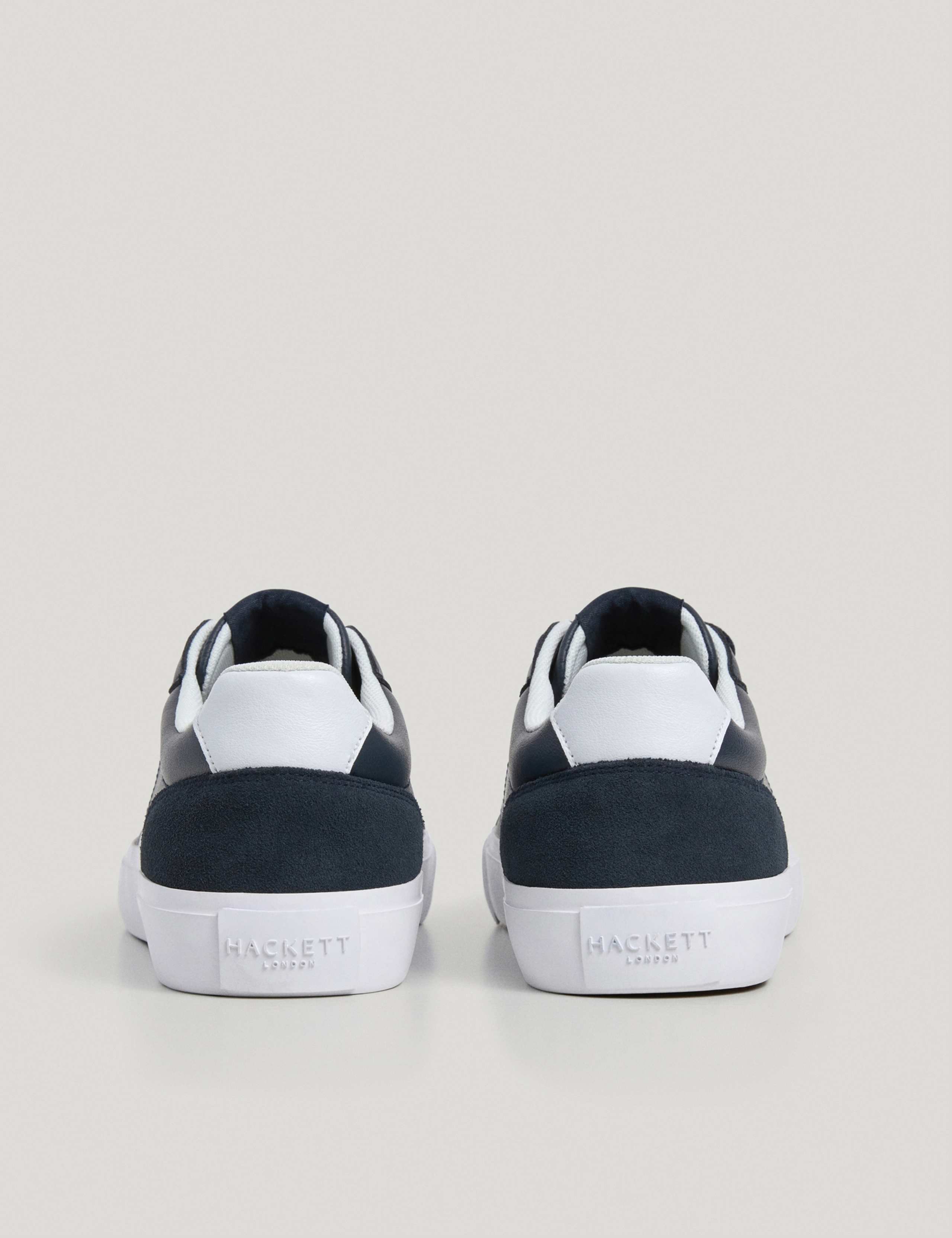 Suede Mixed Texture Trainers 4 of 6