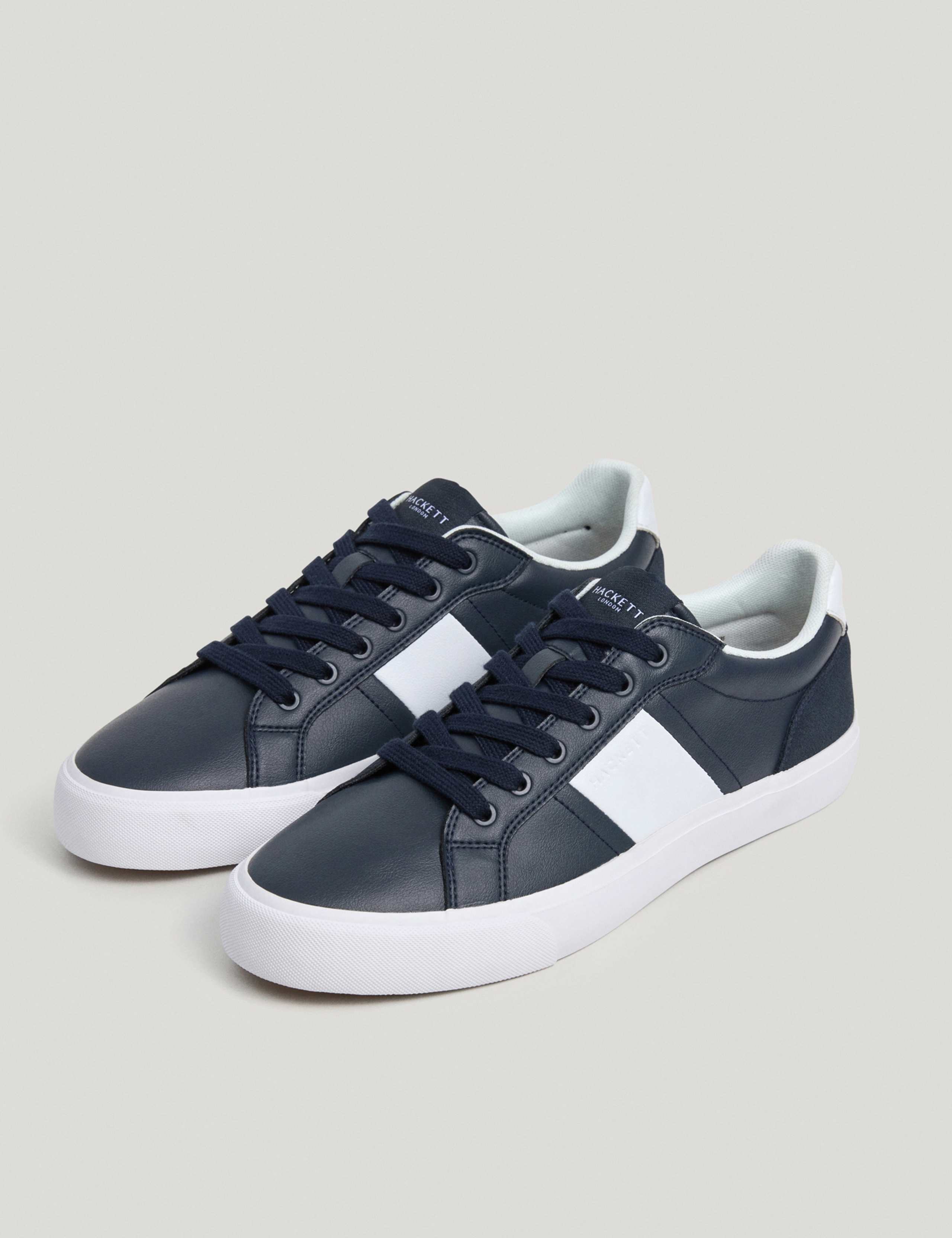 Suede Mixed Texture Trainers 5 of 6