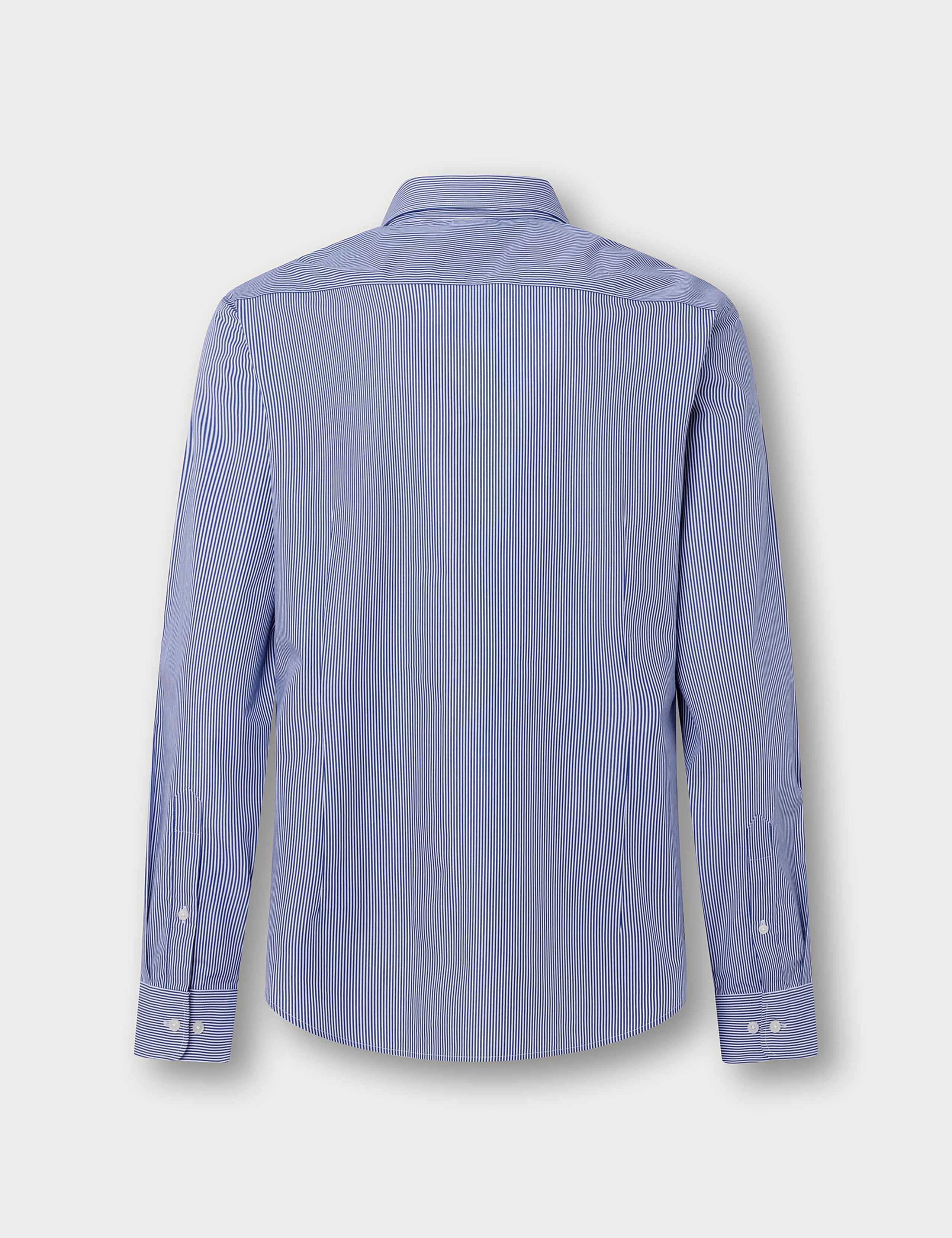 Tailored Fit Pure Cotton Striped Oxford Shirt 2 of 2