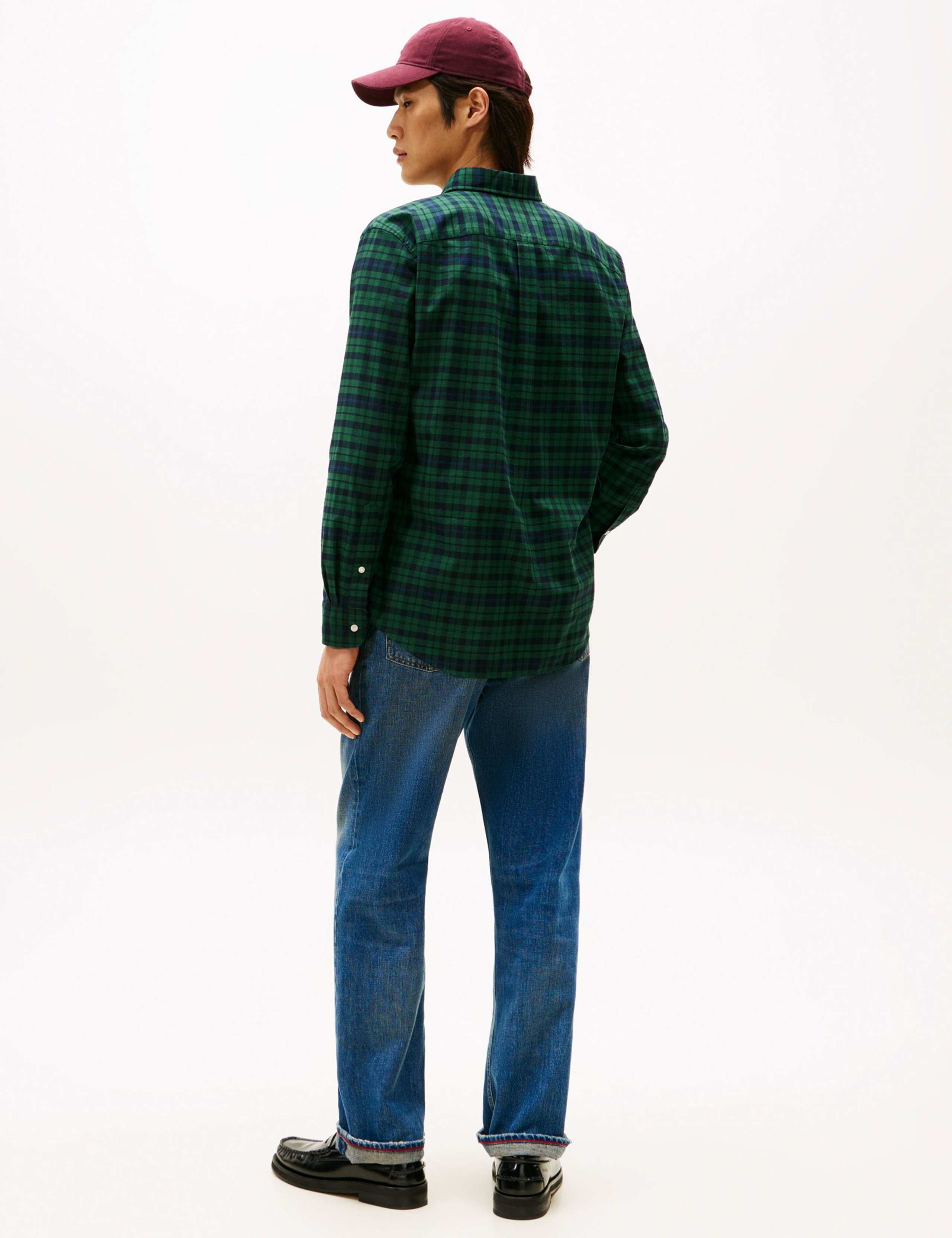 Regular Fit Black Watch Tartan Shirt 4 of 4