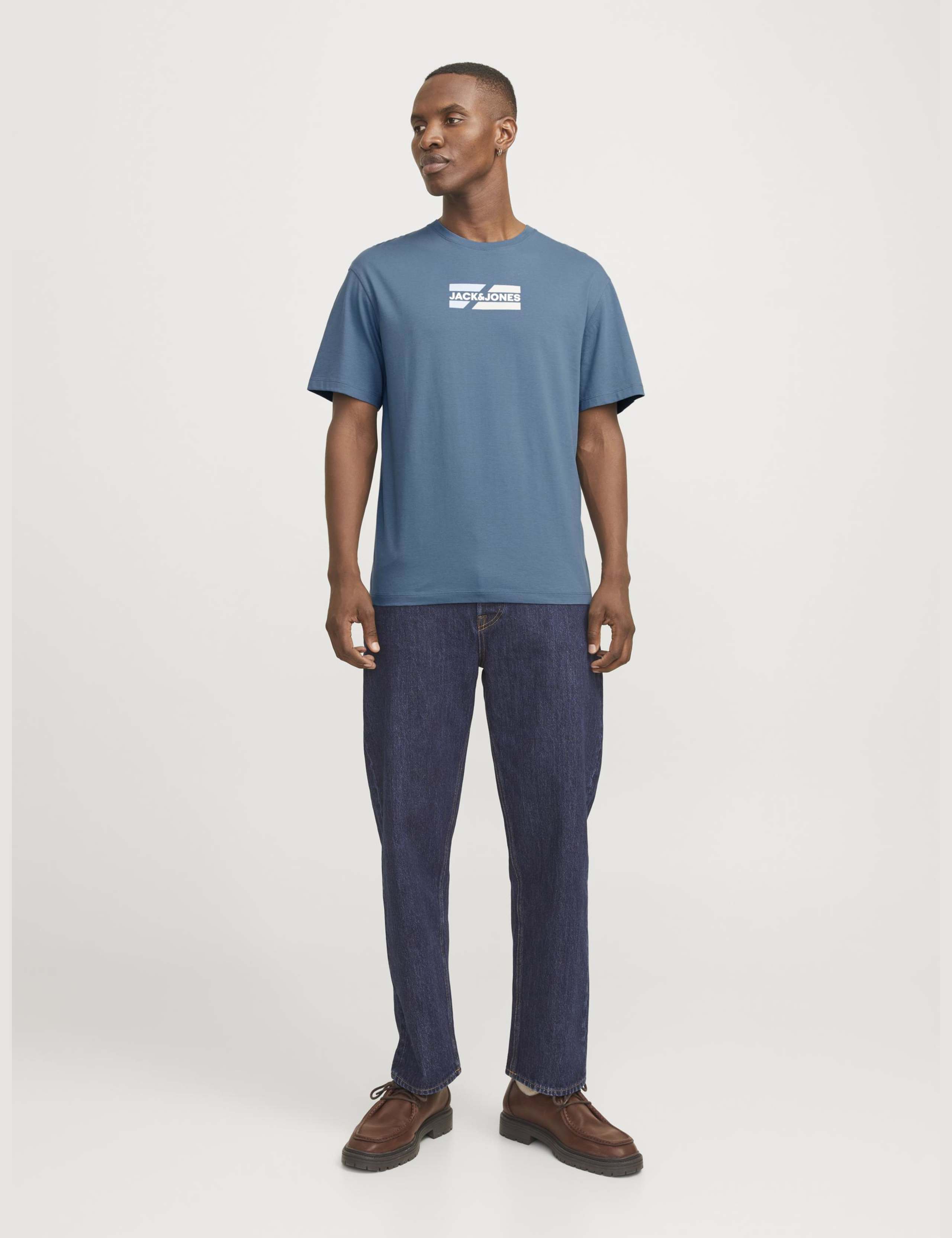 Pure Cotton Logo Graphic Crew Neck T-Shirt 3 of 7