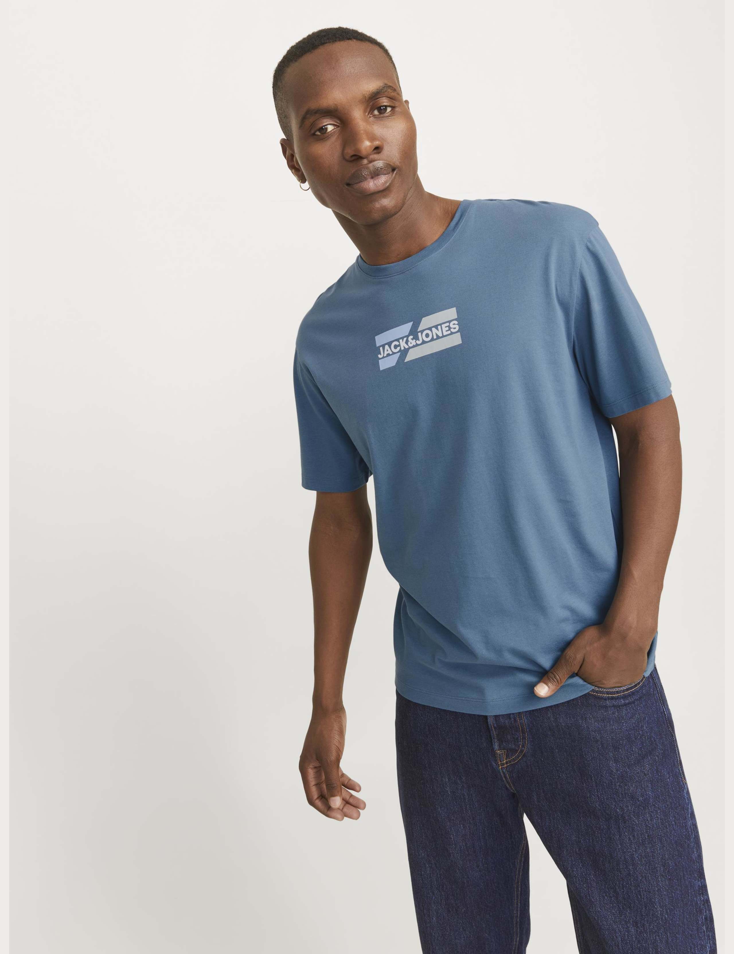 Pure Cotton Logo Graphic Crew Neck T-Shirt 4 of 7