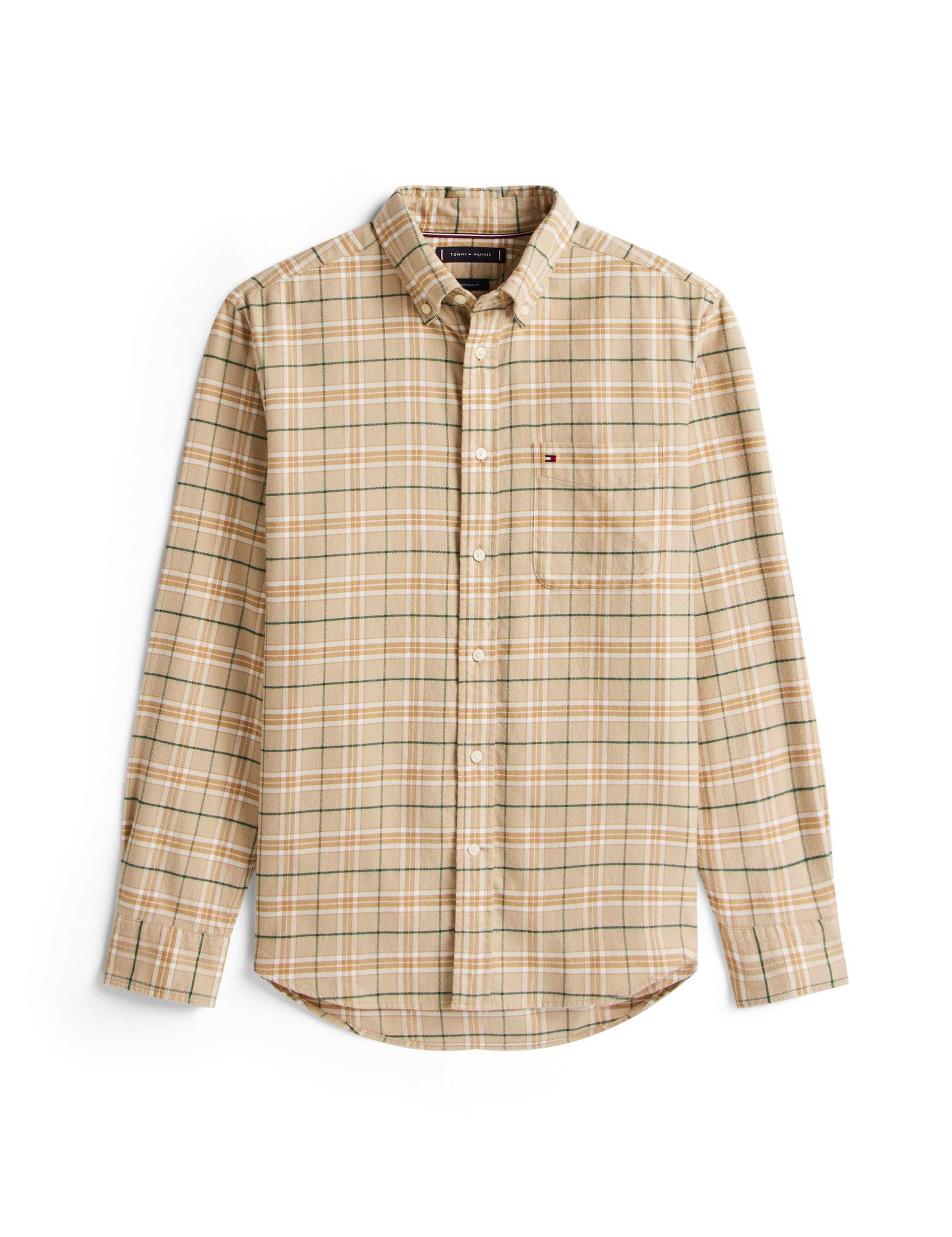 Regular Fit Brushed Cotton Checked Shirt 2 of 5