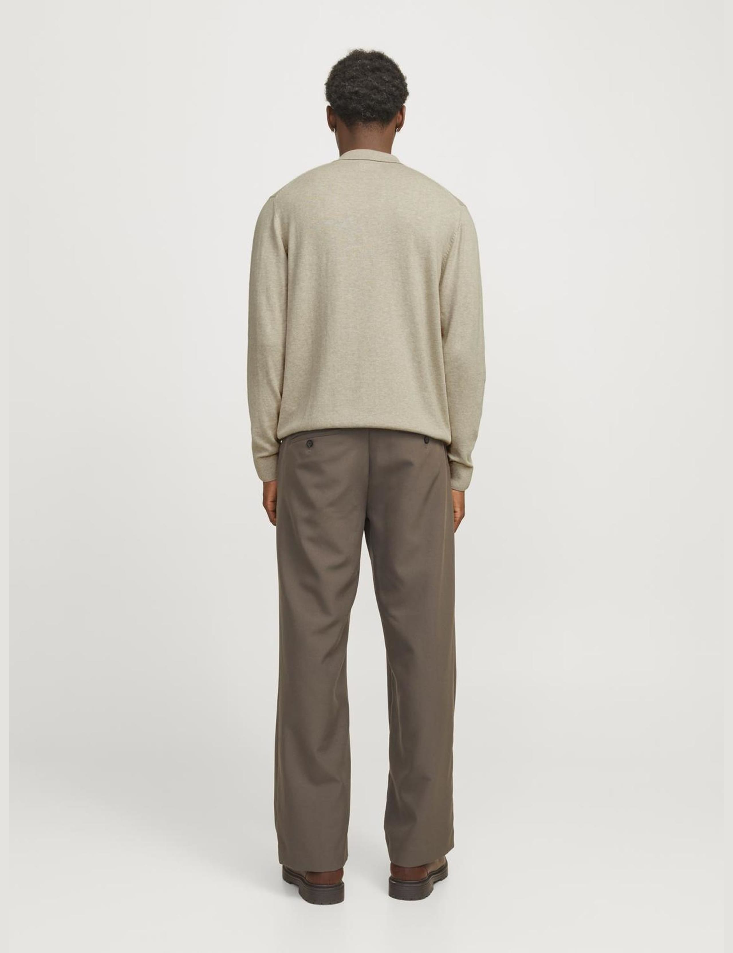 Cotton Rich Half Zip Knitted Jumper 5 of 7