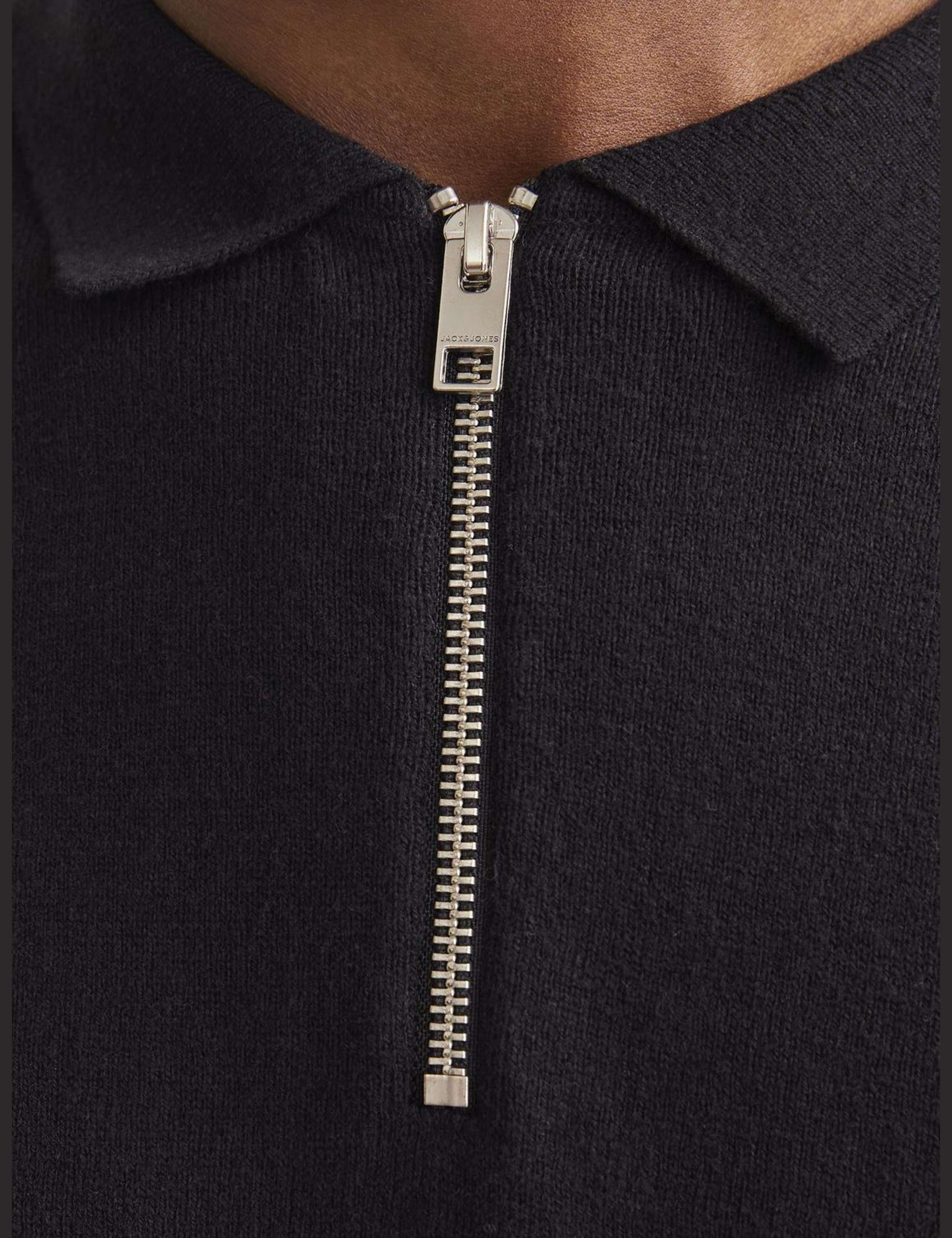Cotton Rich Half Zip Knitted Jumper 6 of 7
