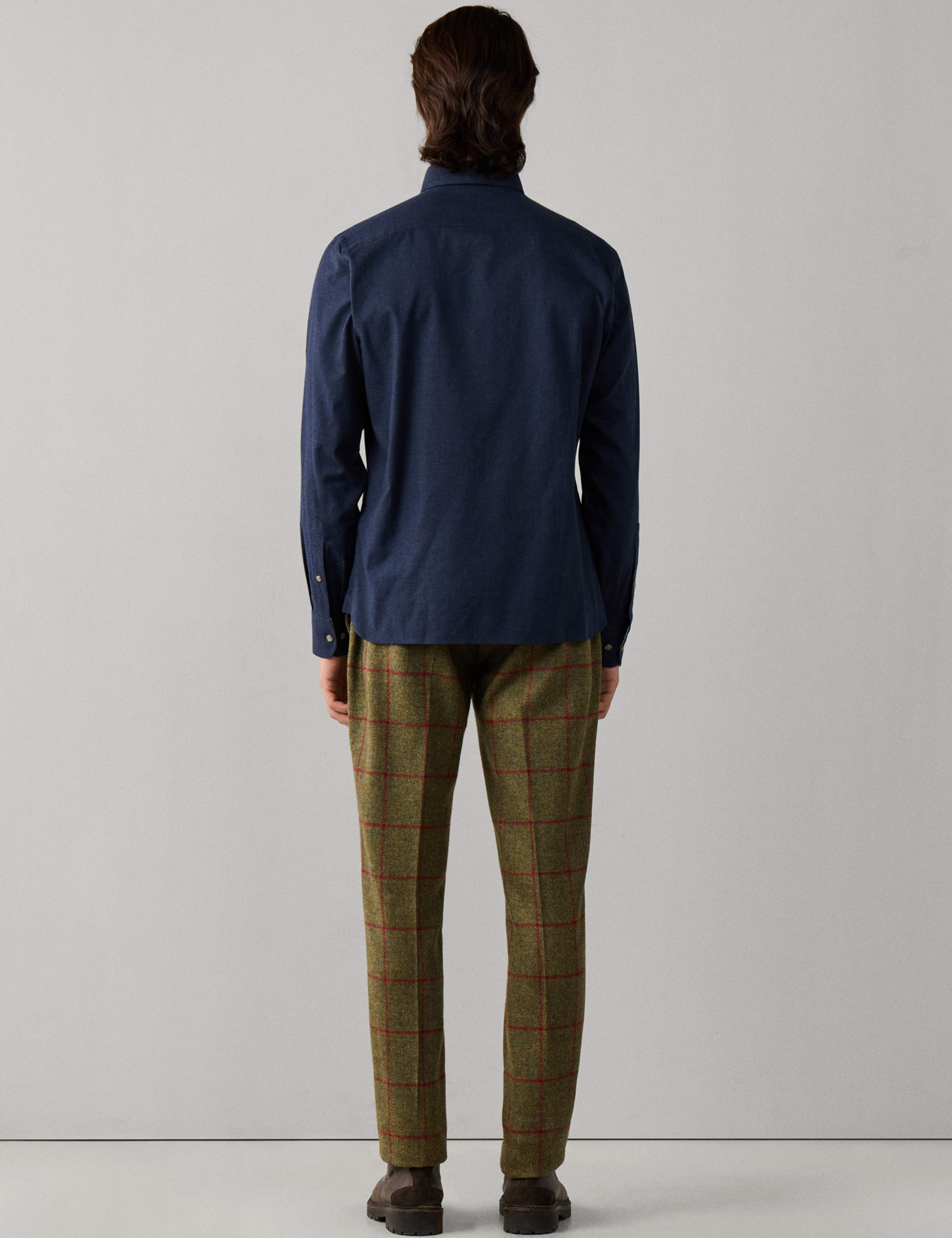 Tailored Fit Pure Cotton Flannel Shirt 6 of 6