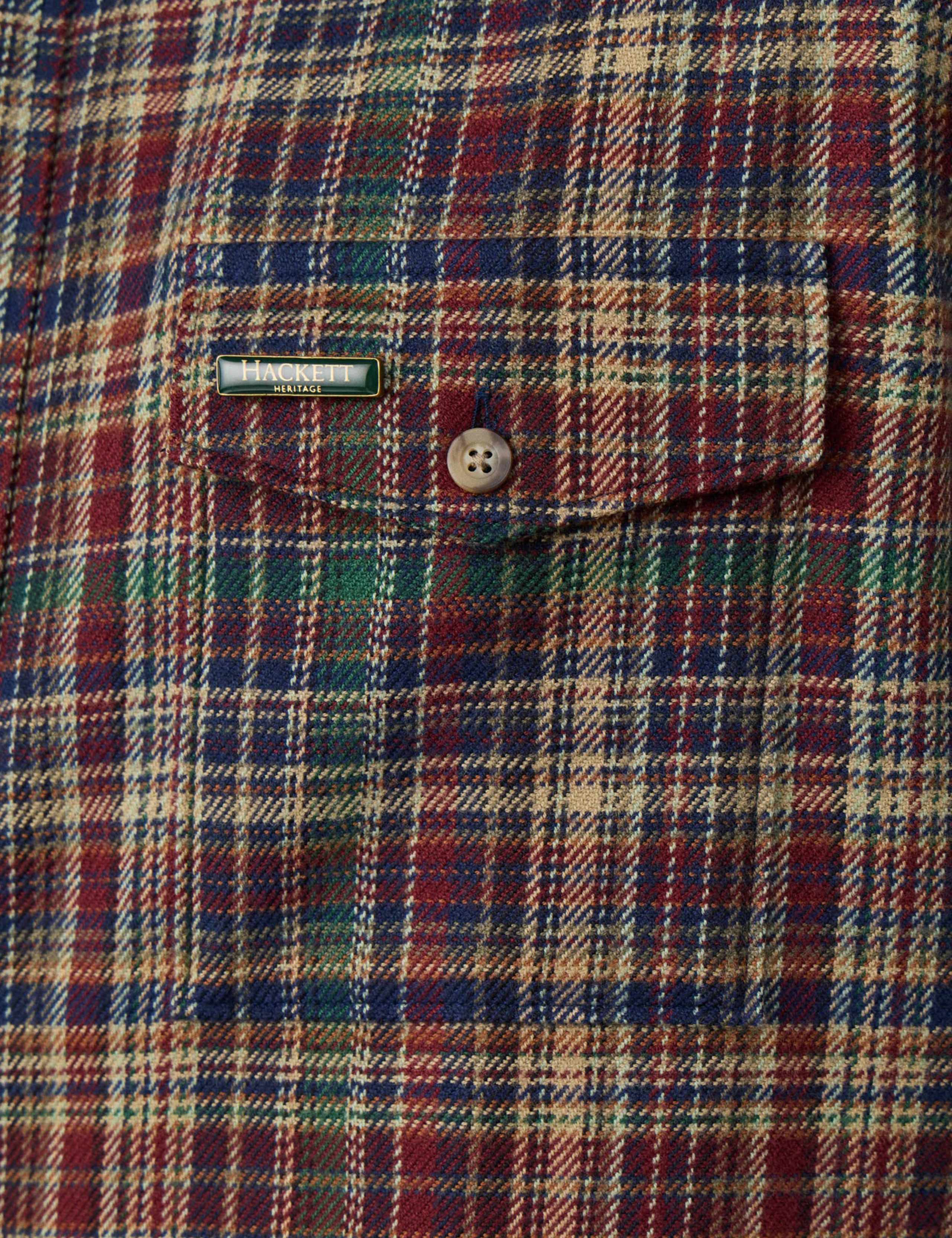 Regular Fit Pure Cotton Check Flannel Shirt 6 of 8