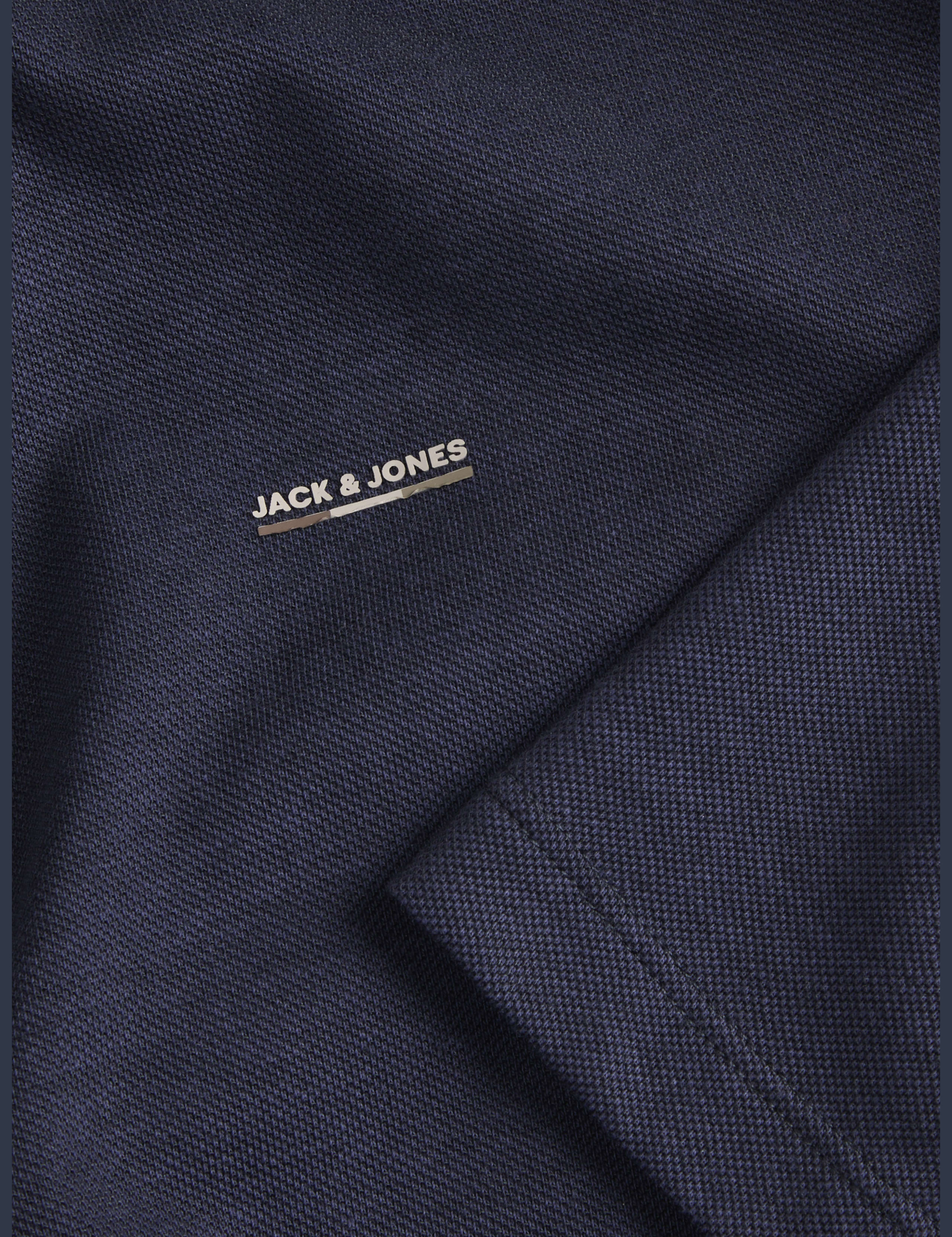 Cotton Blend Long Sleeve Polo Shirt 3 of 3