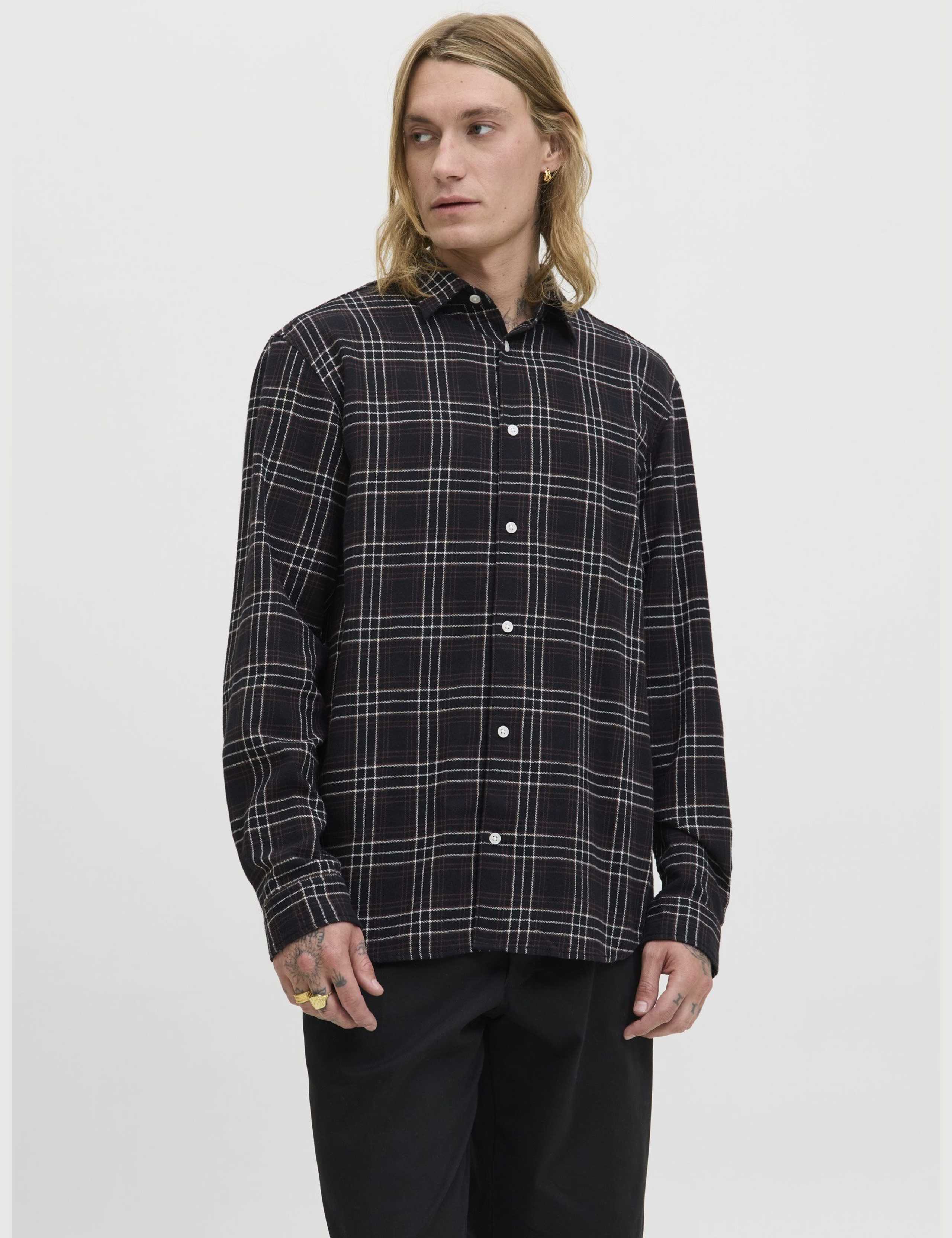 Regular Fit Cotton Rich Check Shirt 3 of 7