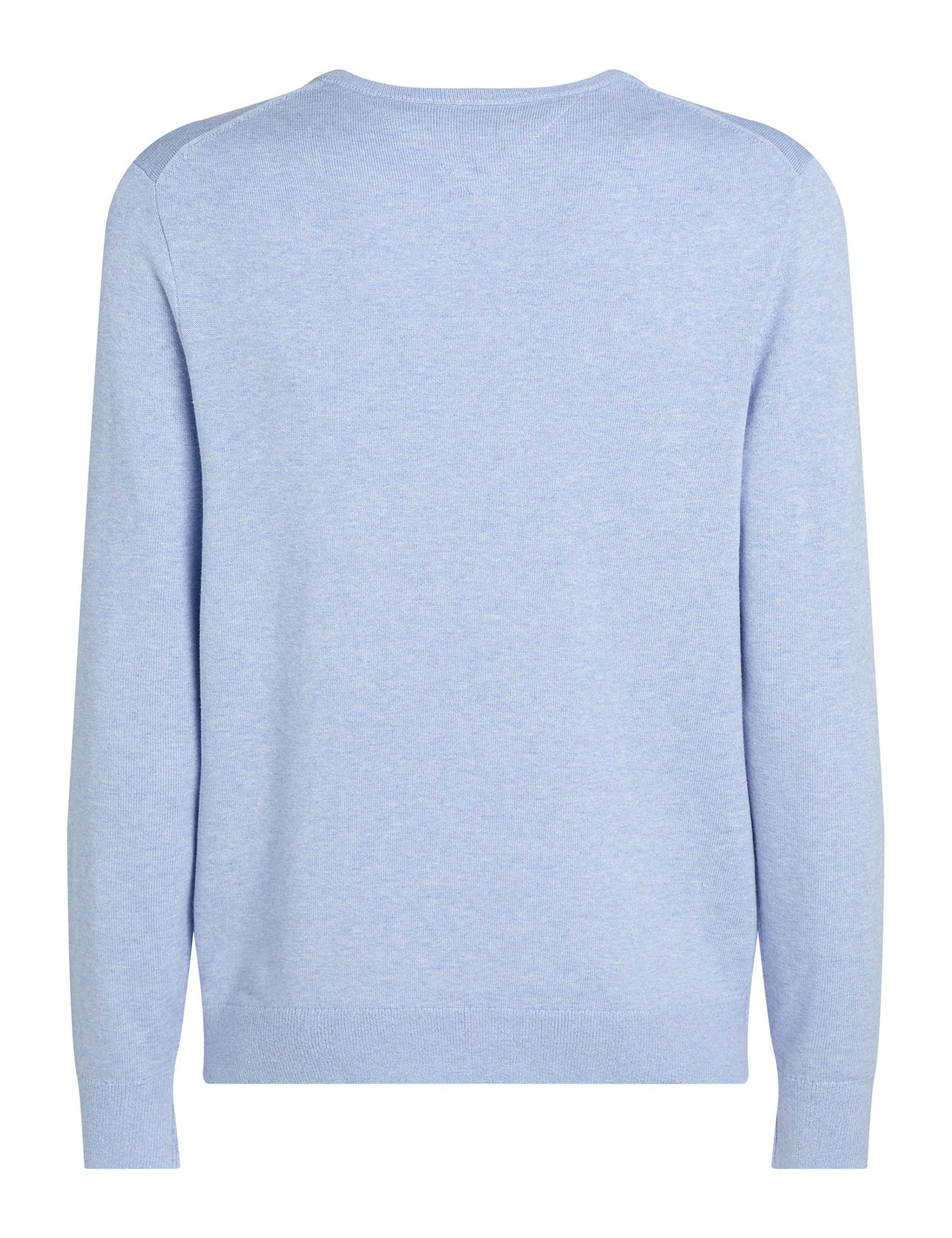 Essential Pure Cotton Crew Neck Jumper 7 of 7