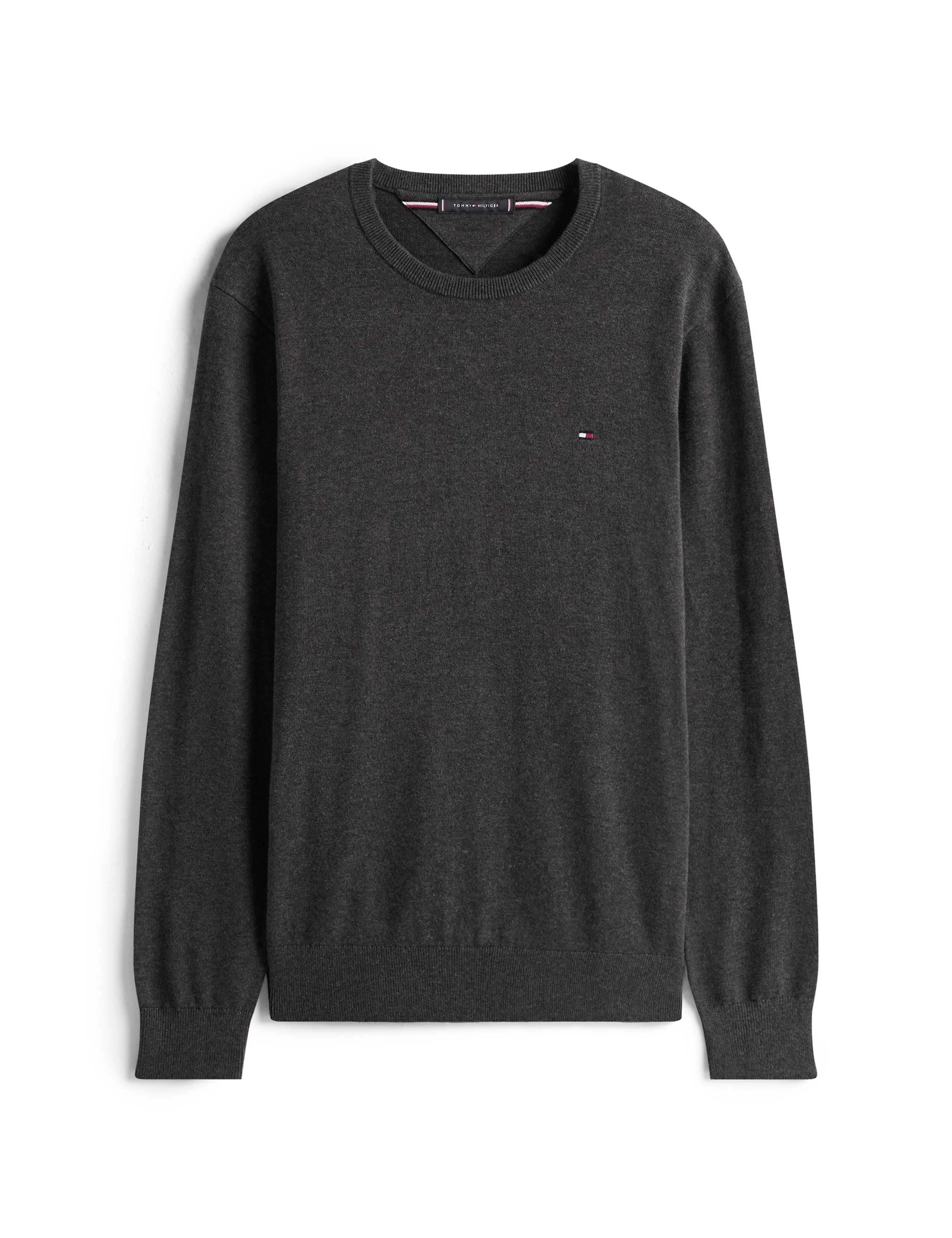 Essential Pure Cotton Crew Neck Jumper 2 of 5