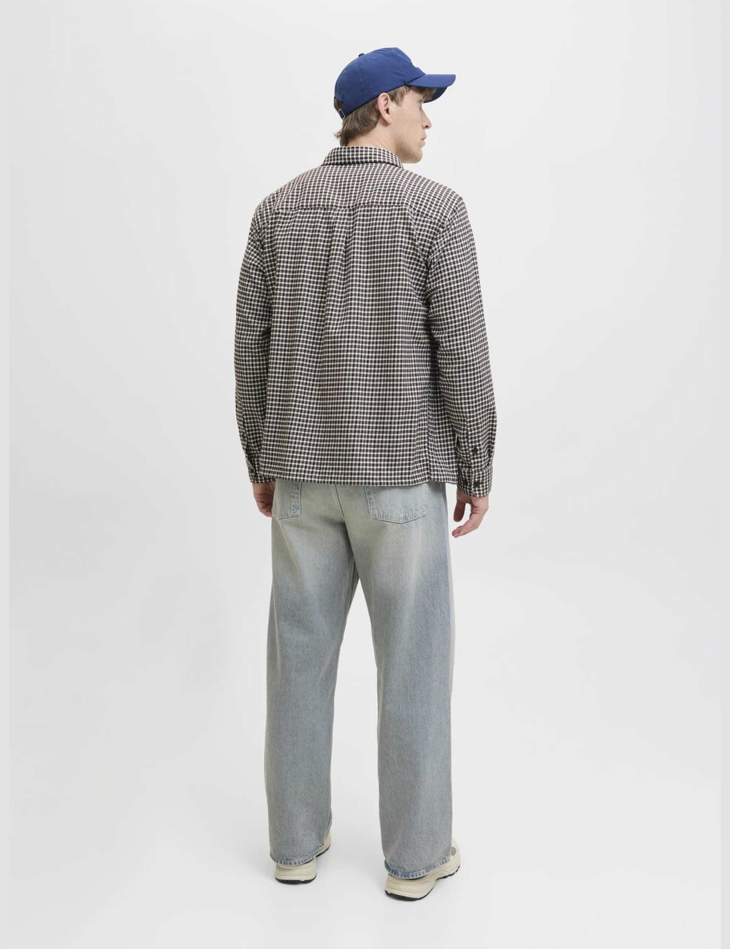 Regular Fit Cotton Rich Checked Flannel Shirt 4 of 4