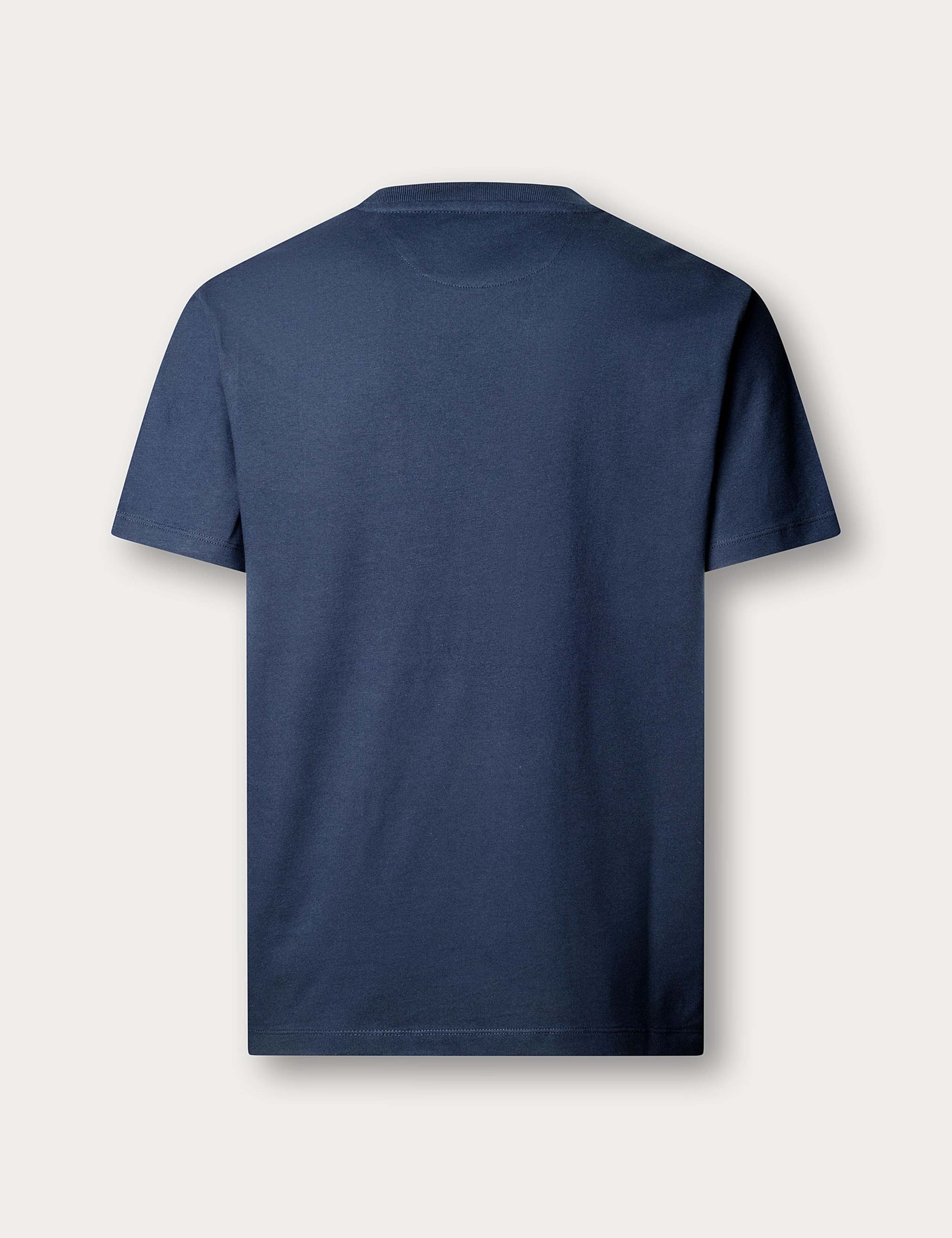 Pure Cotton Crew Neck Logo Graphic T-Shirt 2 of 2