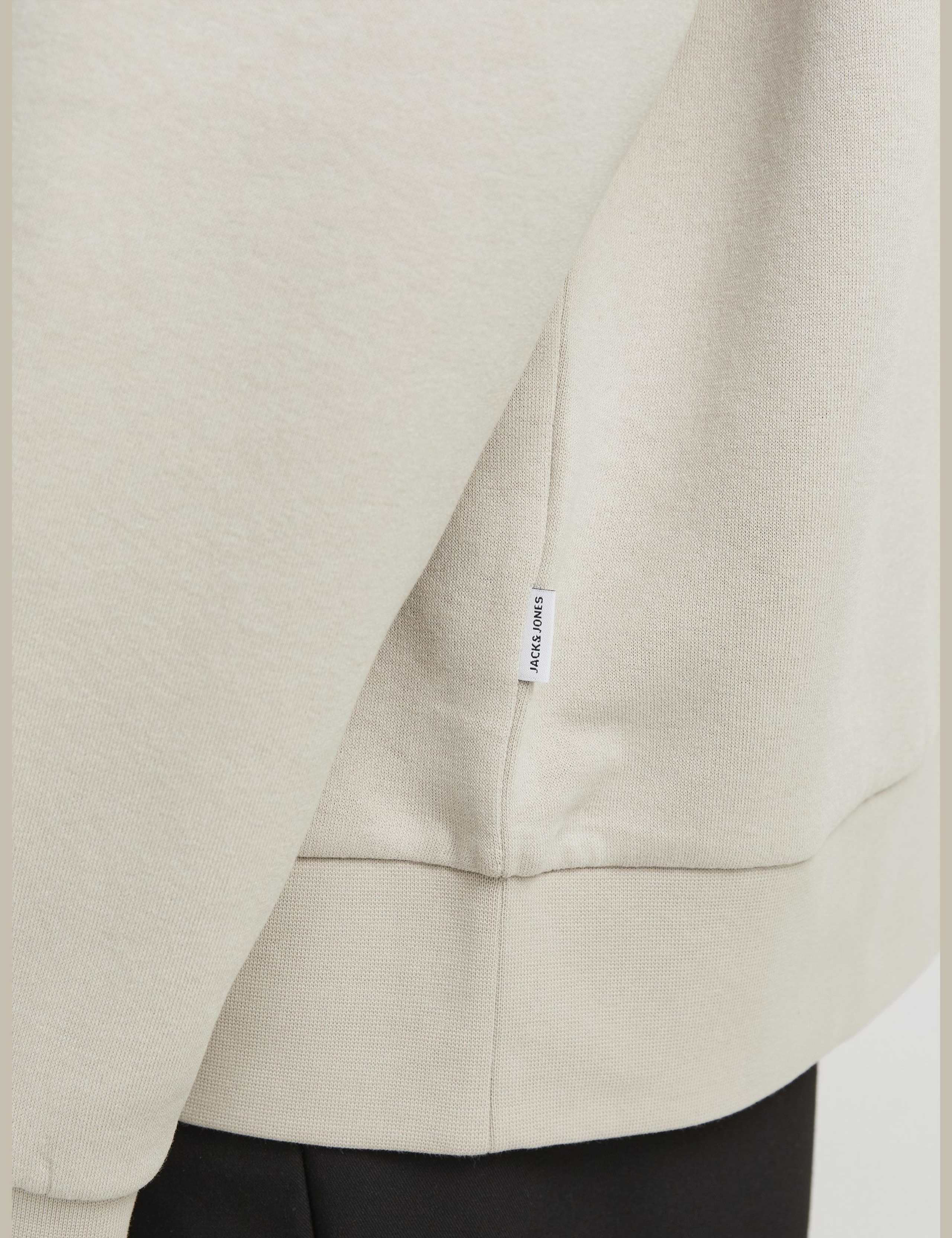 Cotton Blend Button Down Collar Long Sleeve Polo Shirt 7 of 7