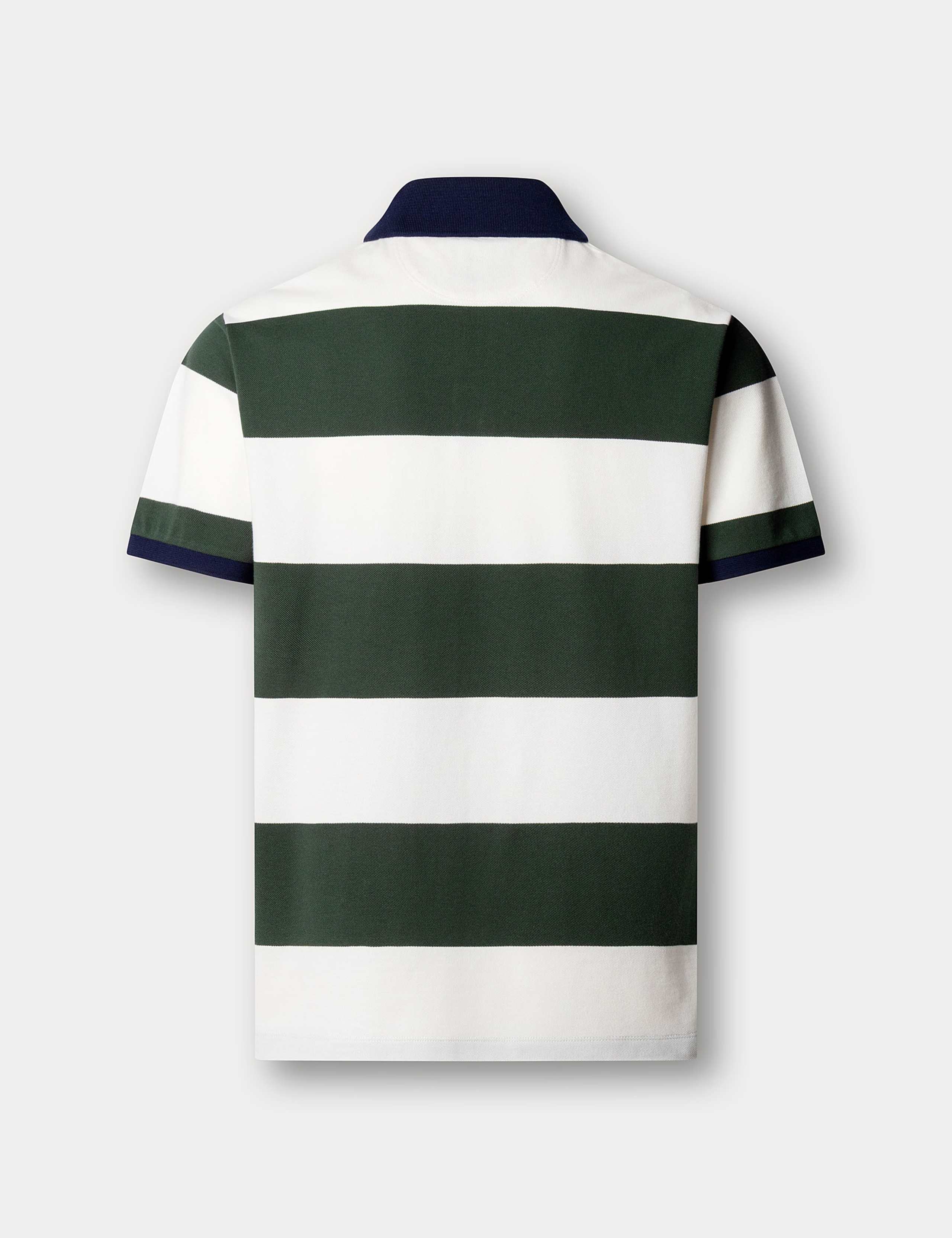 Pure Cotton Striped Polo Shirt 2 of 2