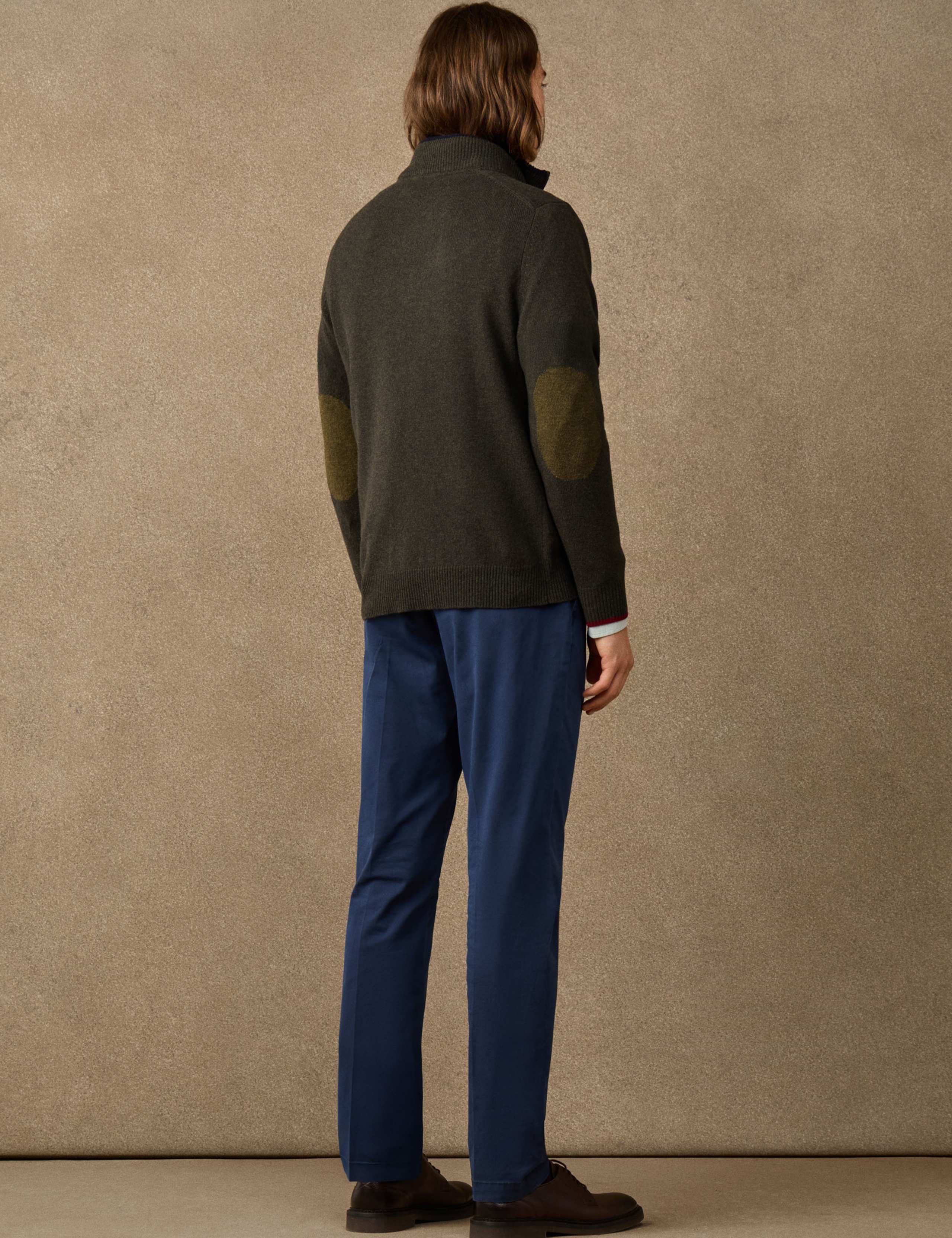 Pure Merino Wool Half Zip Jumper 6 of 7
