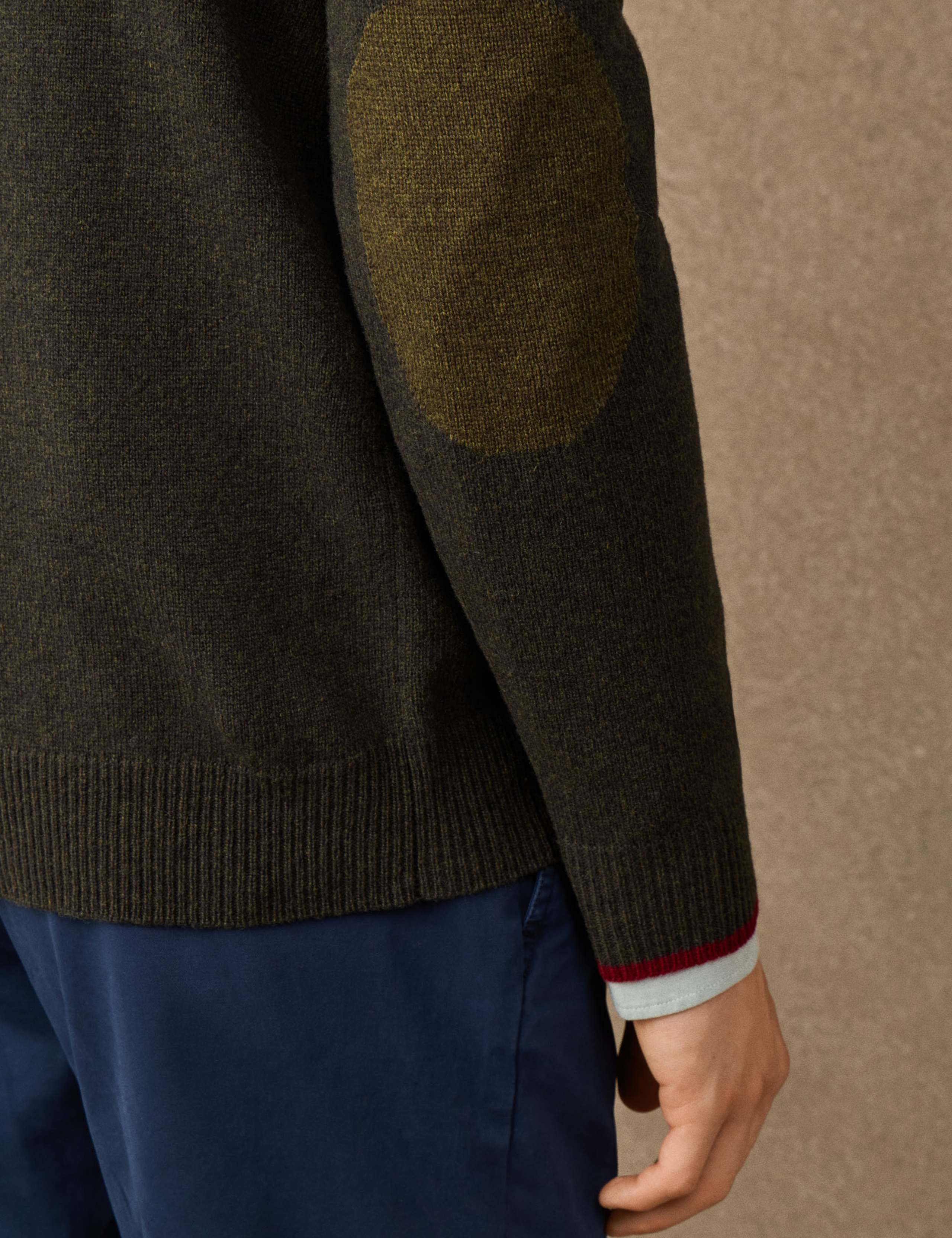 Pure Merino Wool Half Zip Jumper 7 of 7