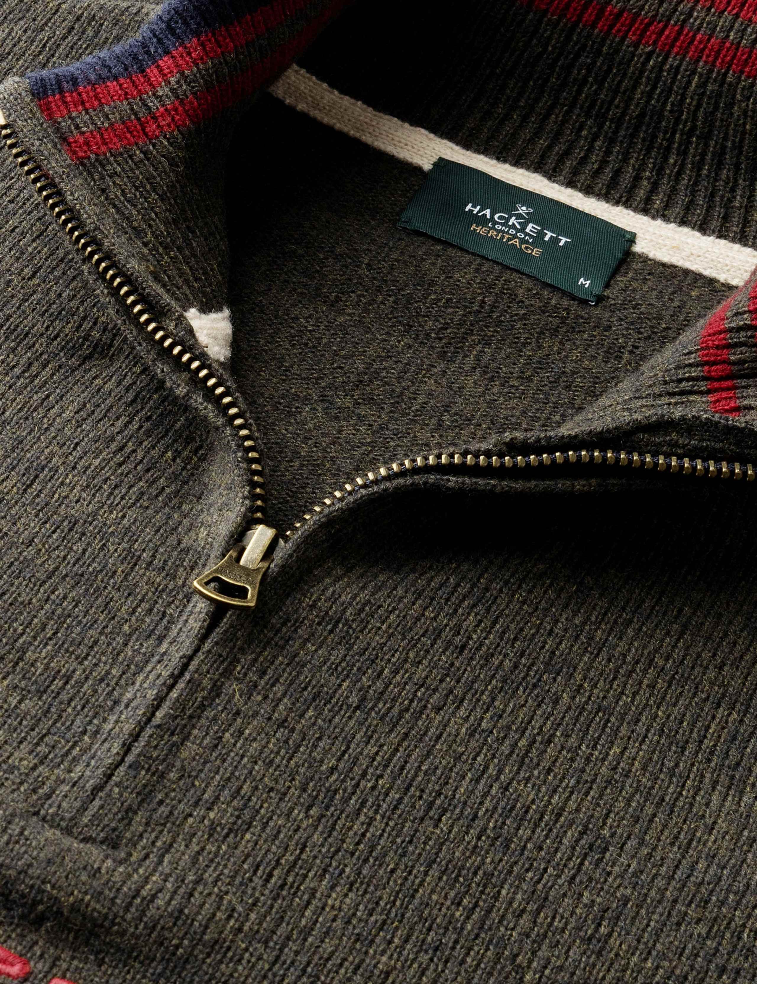 Pure Merino Wool Half Zip Jumper 2 of 7