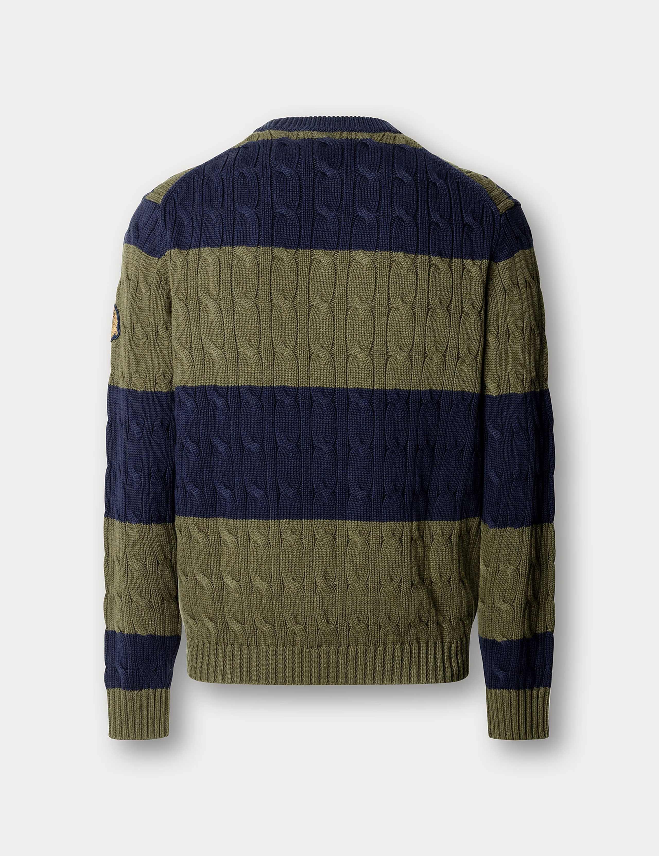 Pure Cotton Cable Crew Neck Jumper 3 of 3