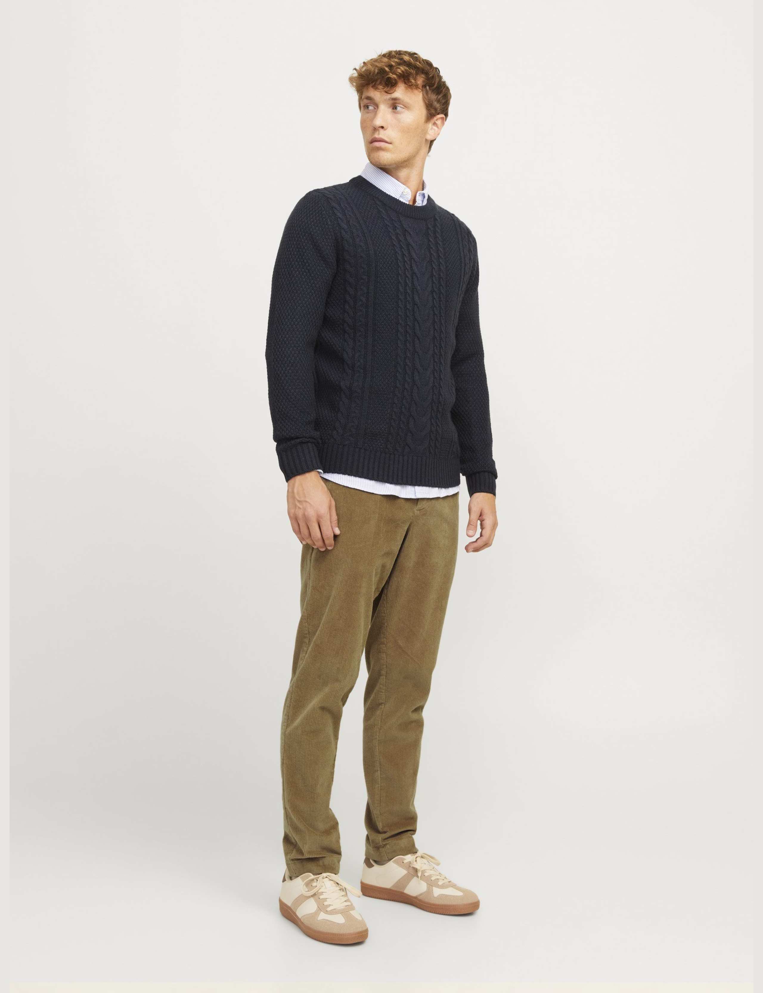 Regular Fit Textured Chinos 4 of 7