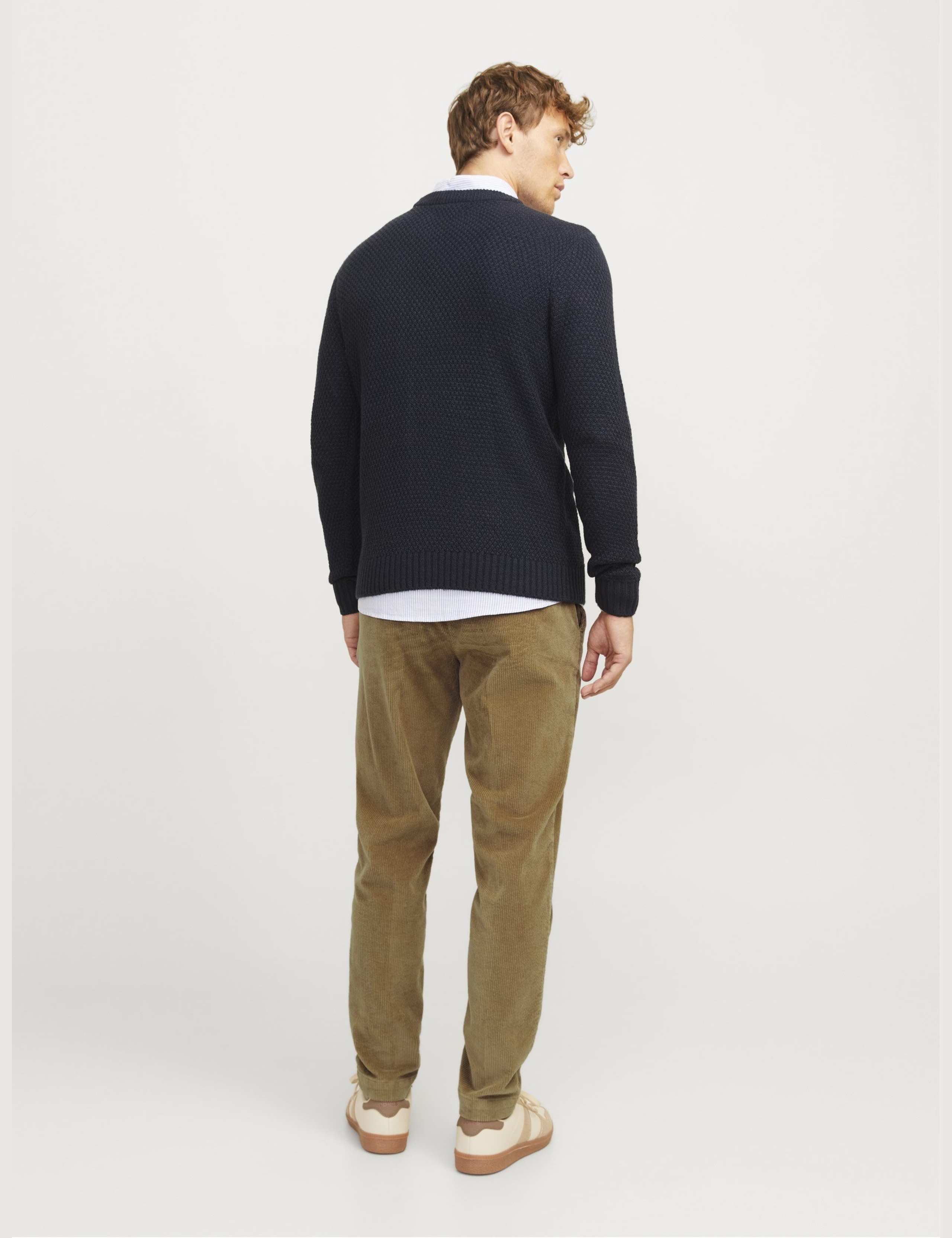 Regular Fit Textured Chinos 5 of 7