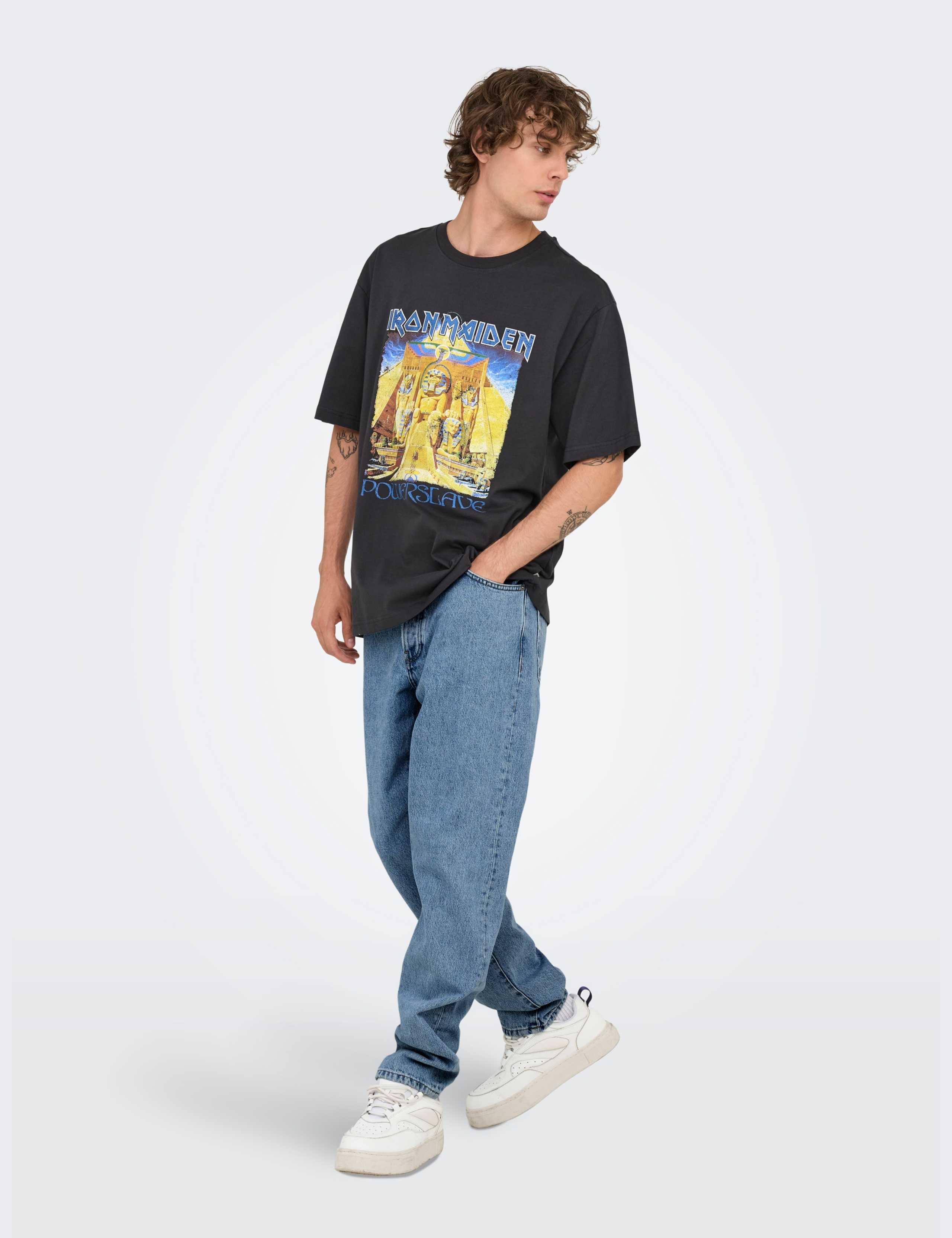 Loose Fit Pure Cotton Jeans 3 of 6
