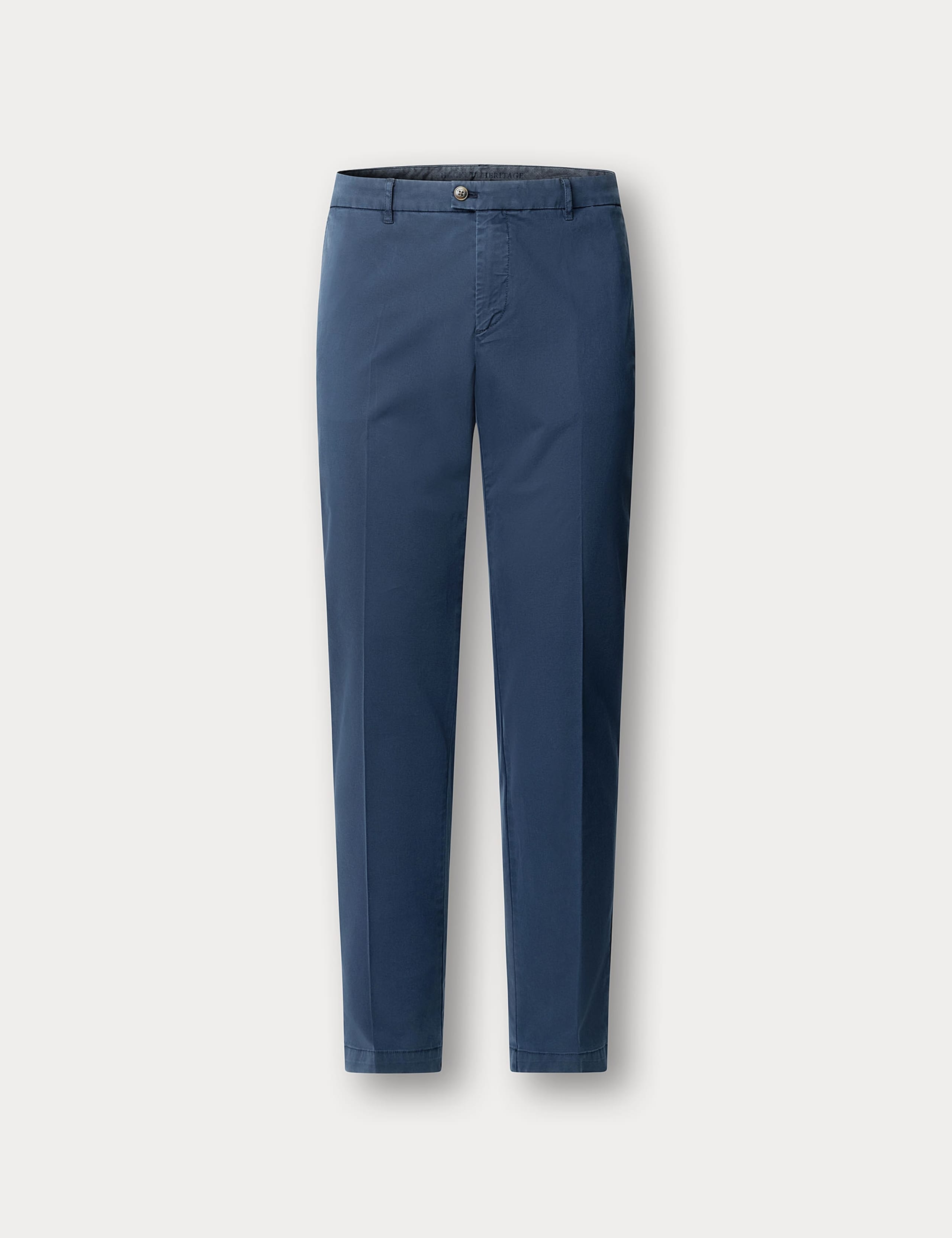 Tailored Fit Flat Front Stretch Chinos 1 of 2