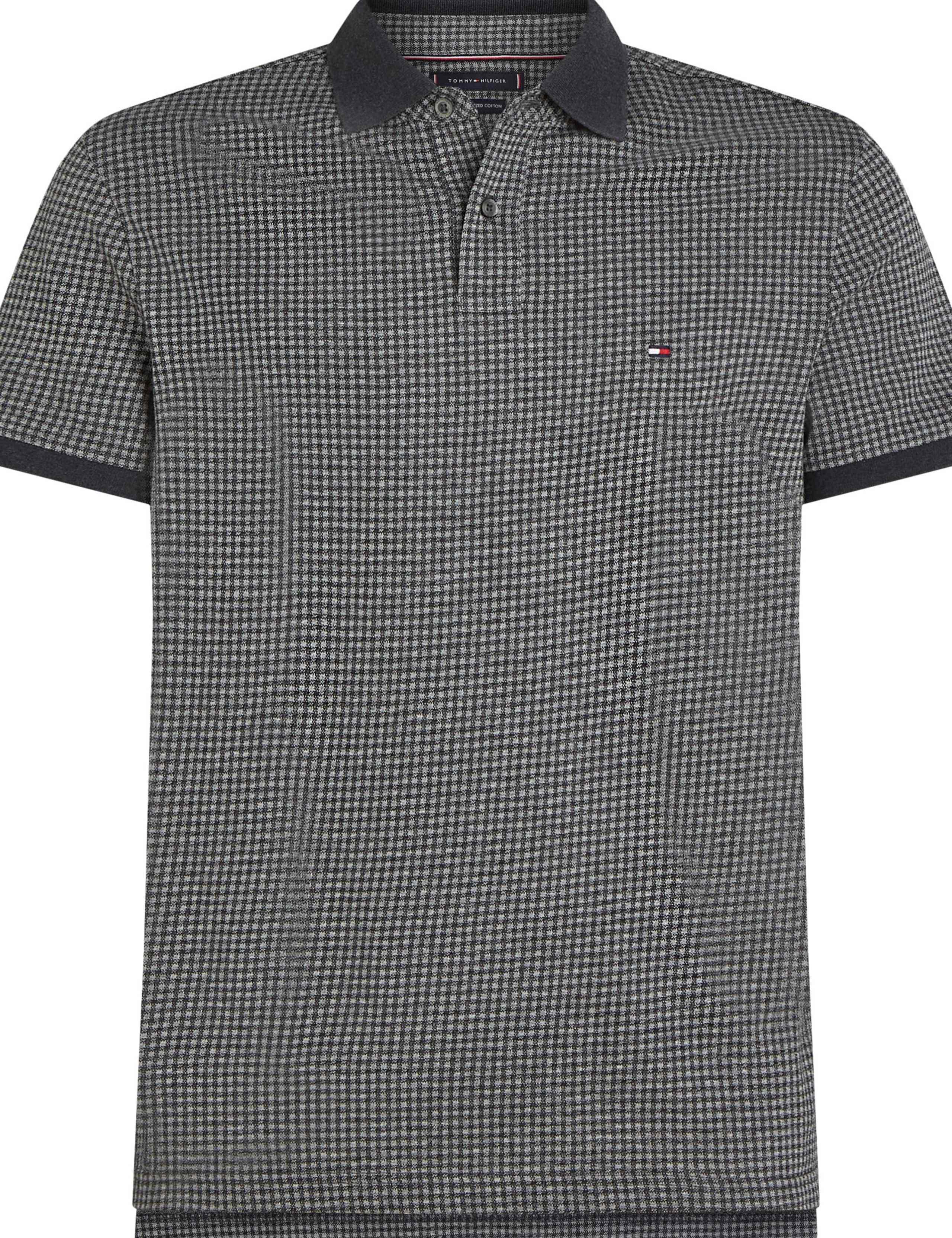 Mouline Pure Cotton Jacquard Polo Shirt 1 of 3