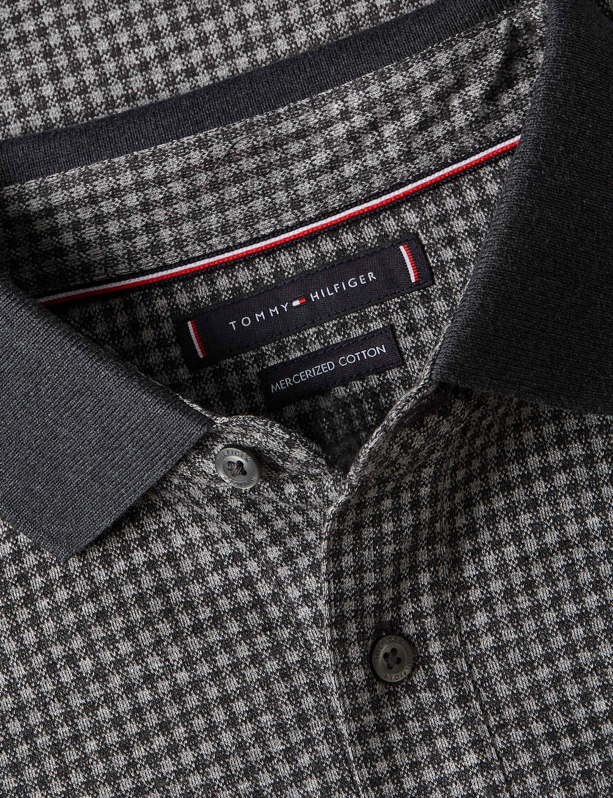 Mouline Pure Cotton Jacquard Polo Shirt 2 of 3