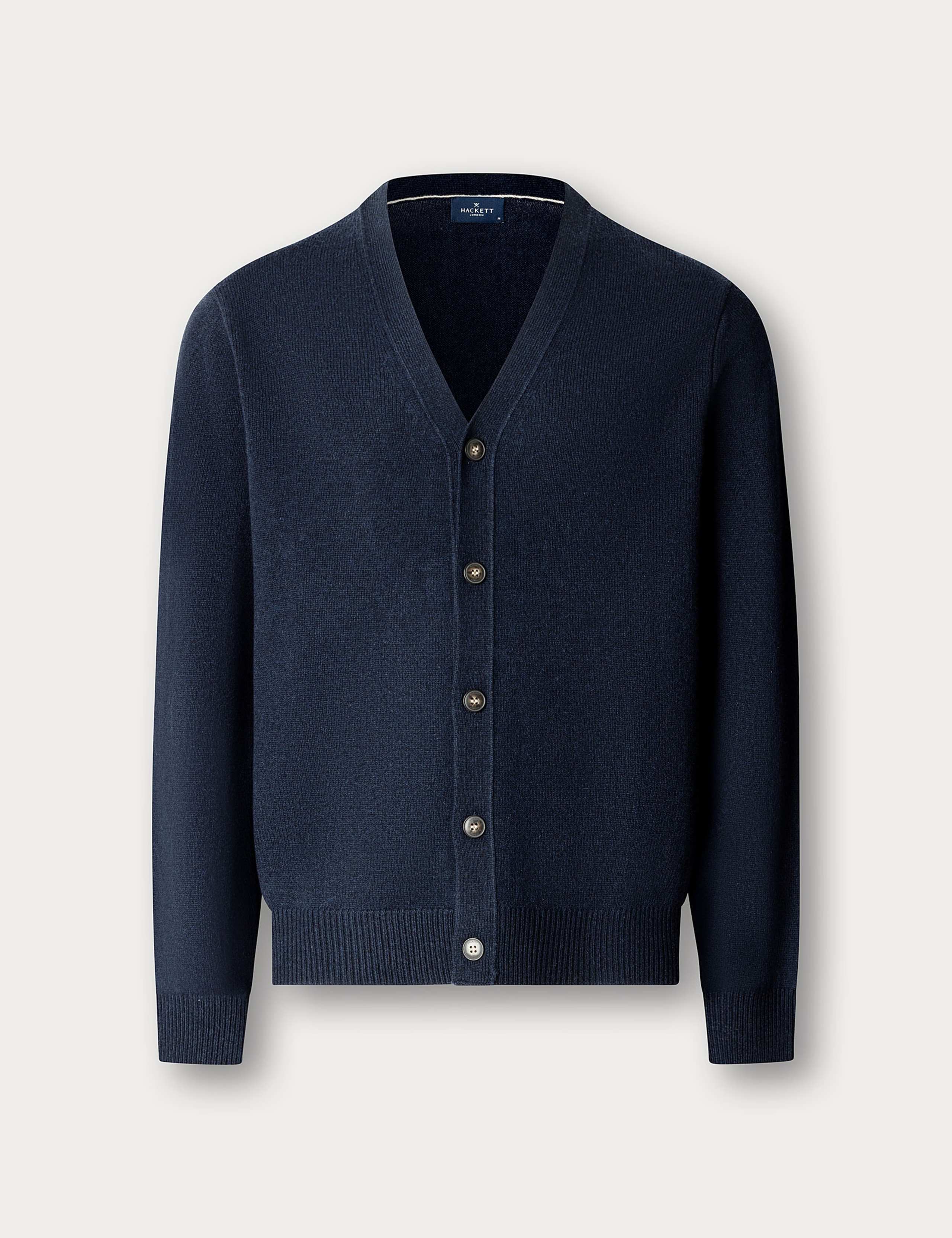 Pure Lambswool V-Neck Cardigan 1 of 3
