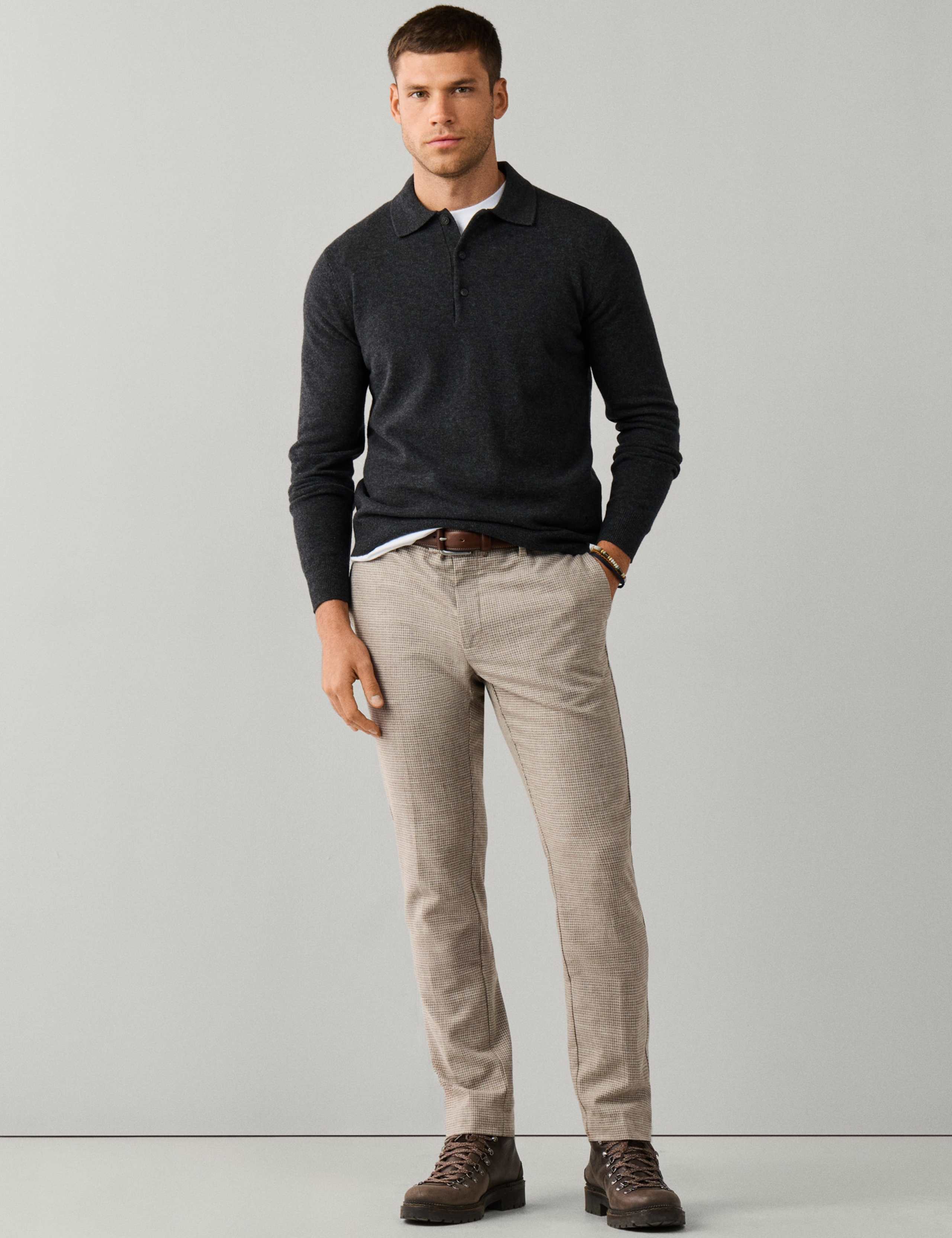 Pure Lambswool Polo Shirt 2 of 5