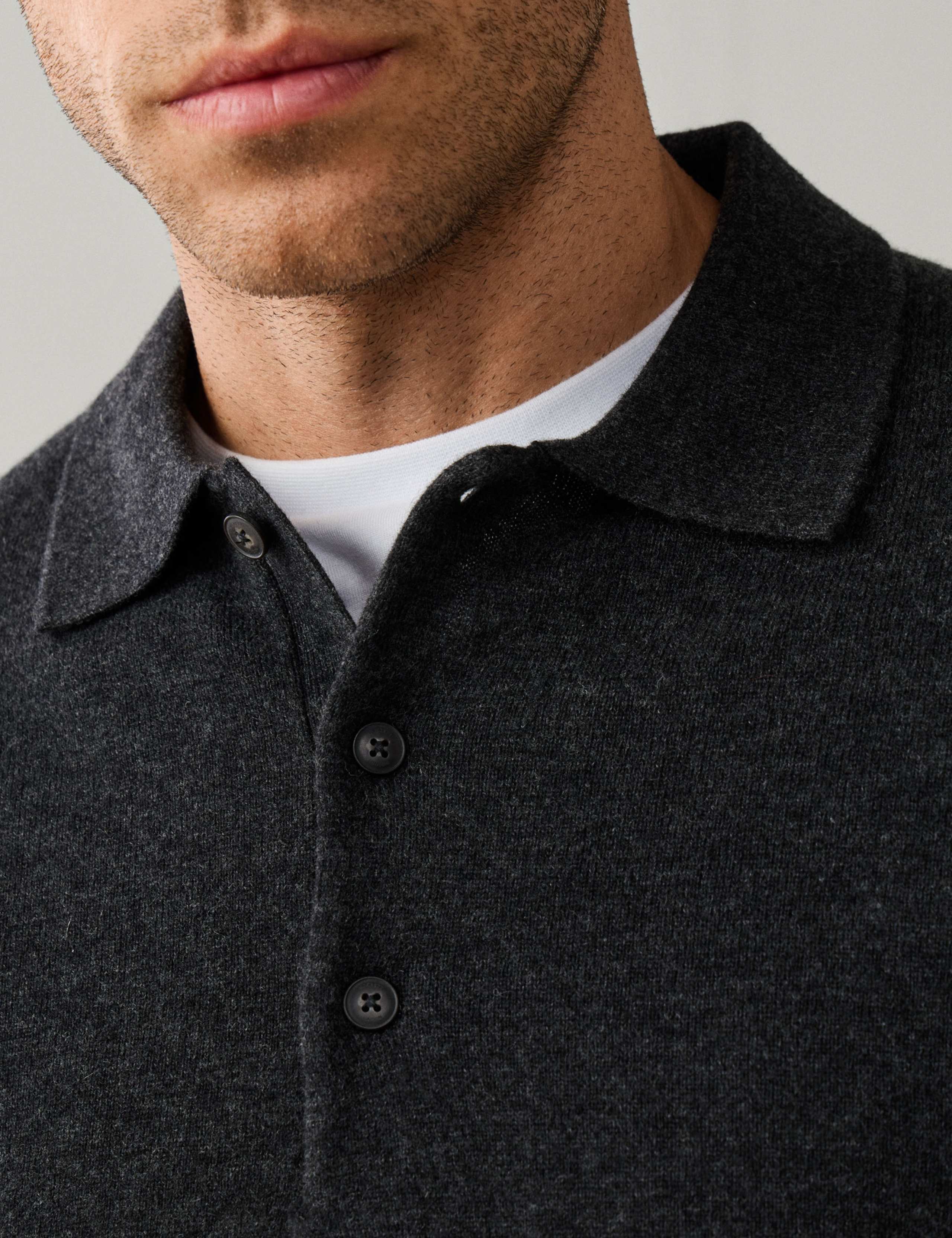 Pure Lambswool Polo Shirt 4 of 5