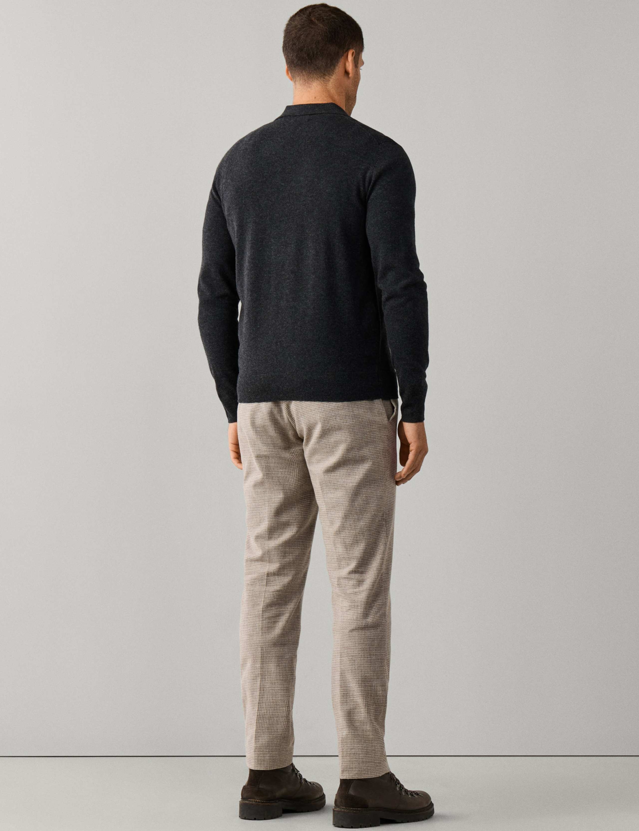 Pure Lambswool Polo Shirt 5 of 5