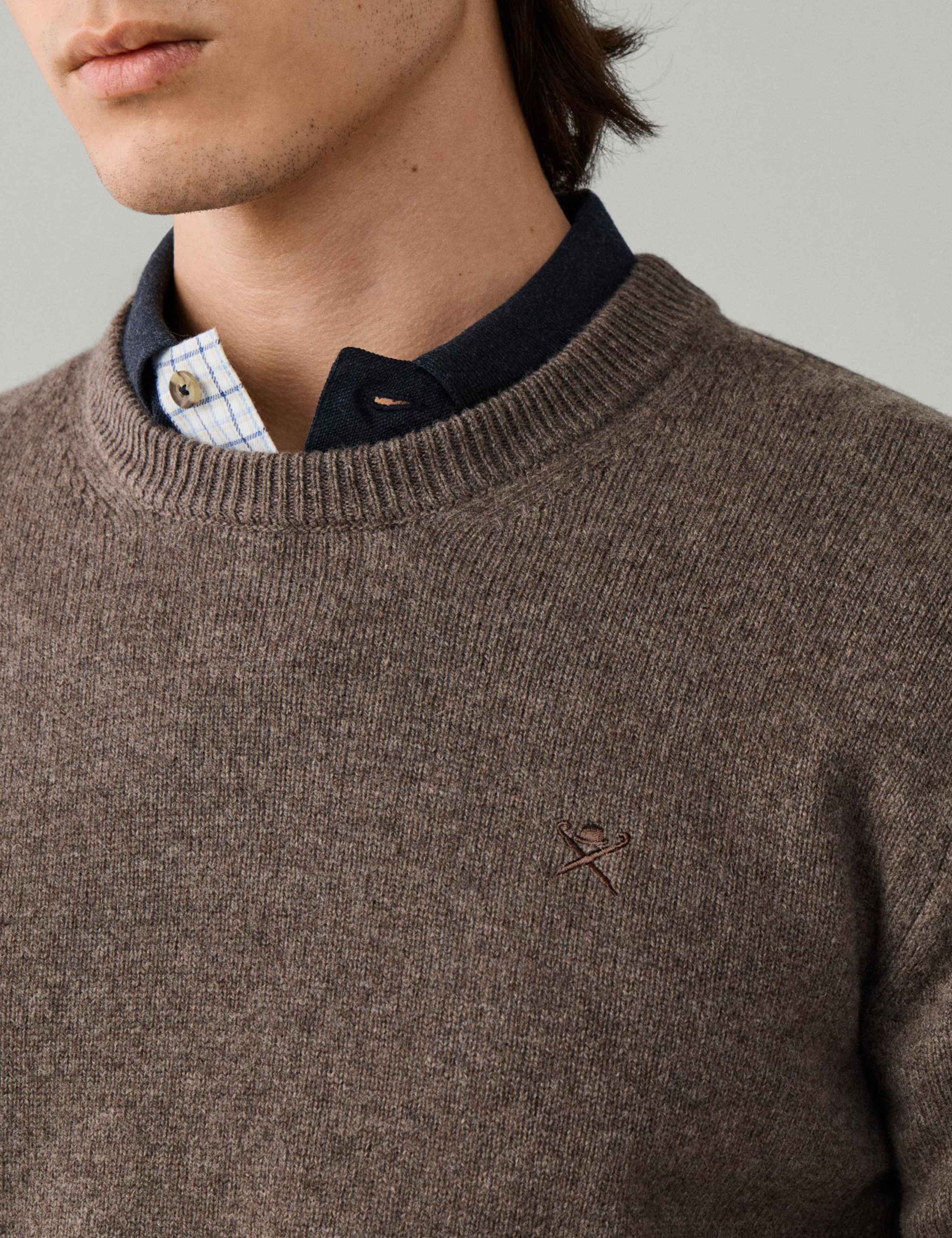 Pure Lambswool Crew Neck Jumper 5 of 6