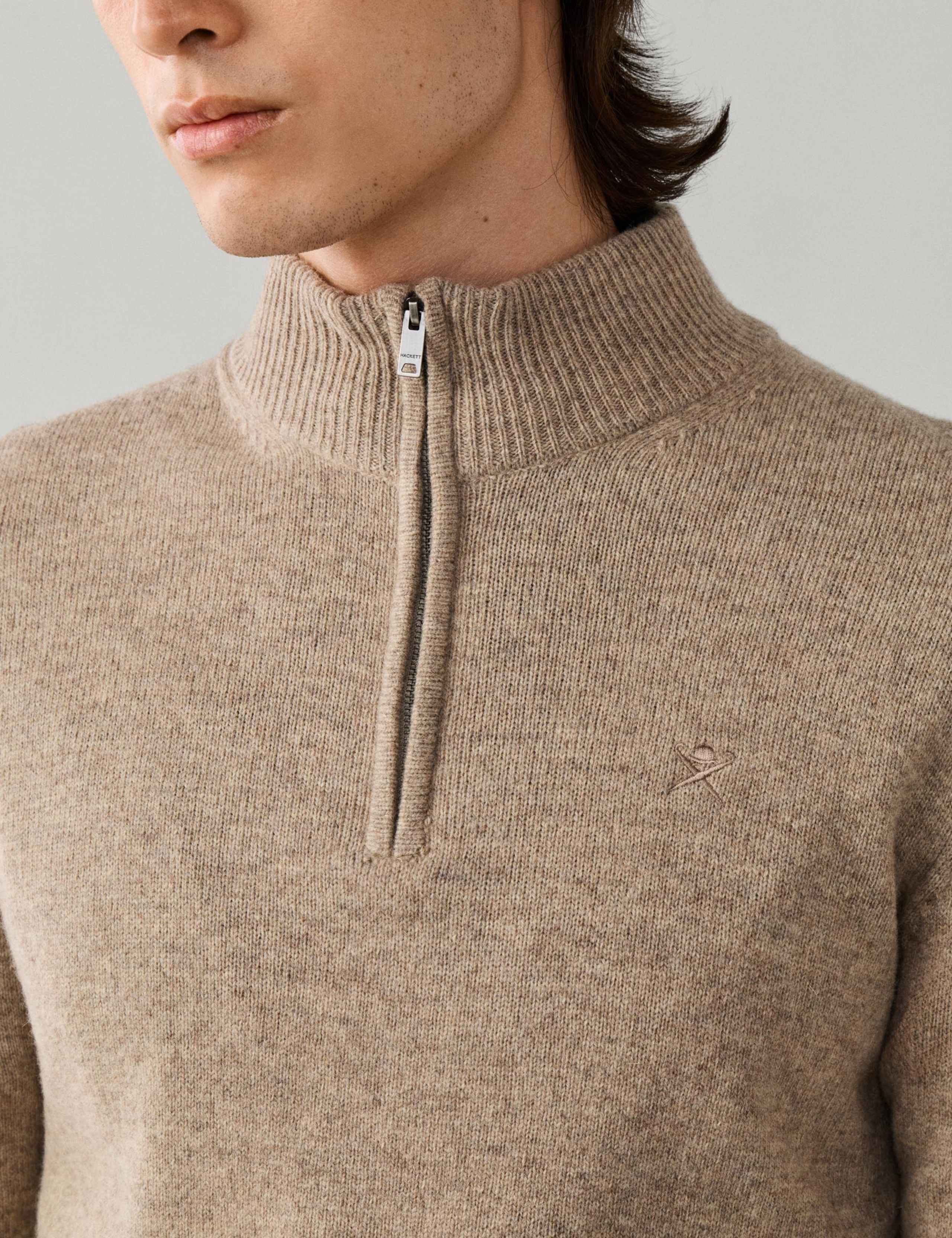 Lambswool Half Zip Jumper 5 of 8