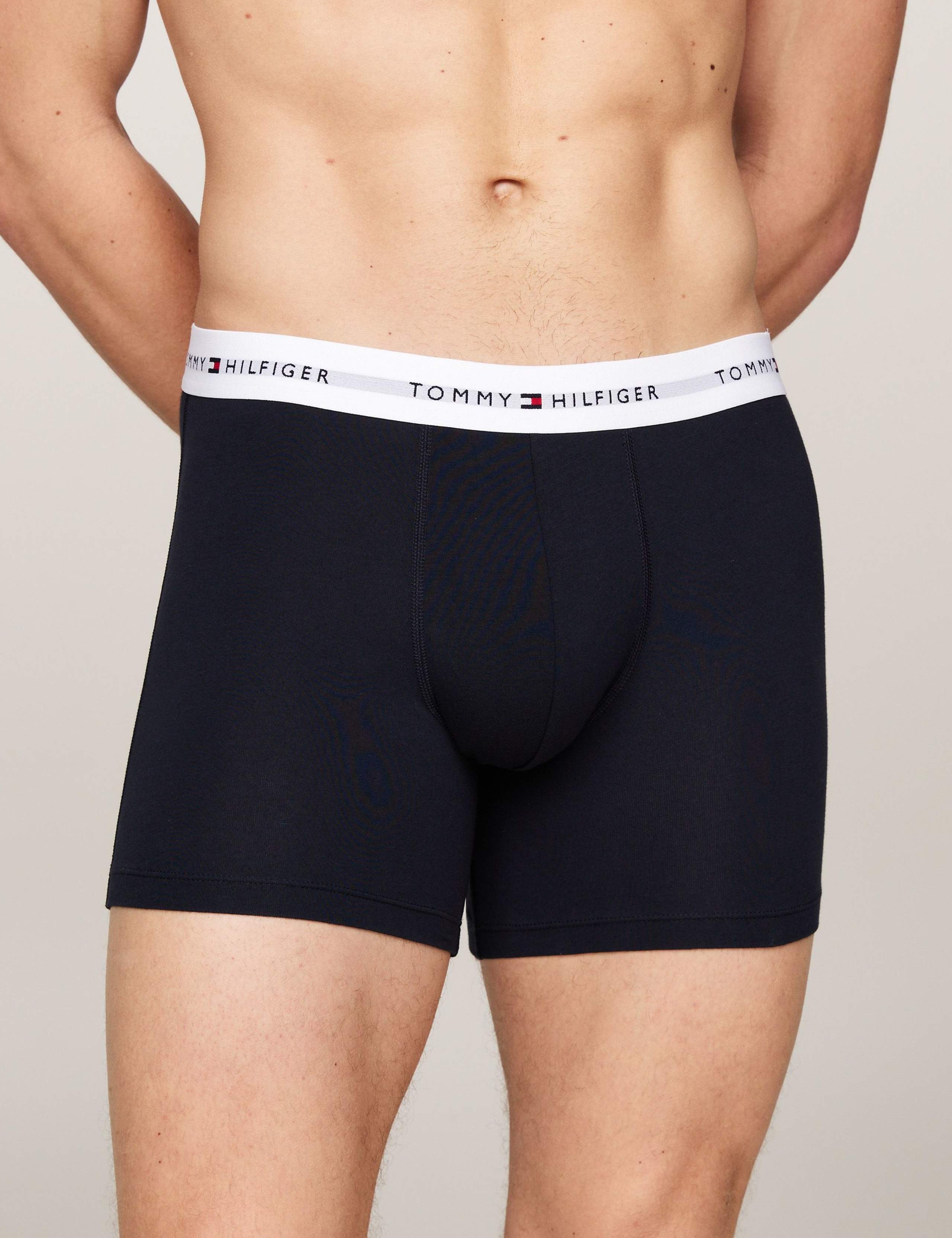 3 Pack Signature Logo Cotton Rich Boxer Briefs 2 of 7
