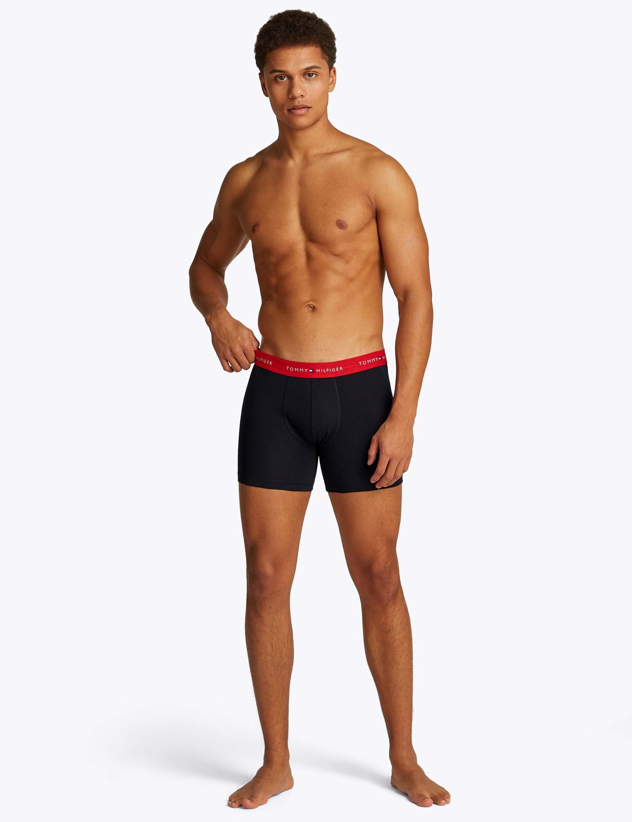 3 Pack Signature Logo Cotton Rich Boxer Briefs 5 of 7