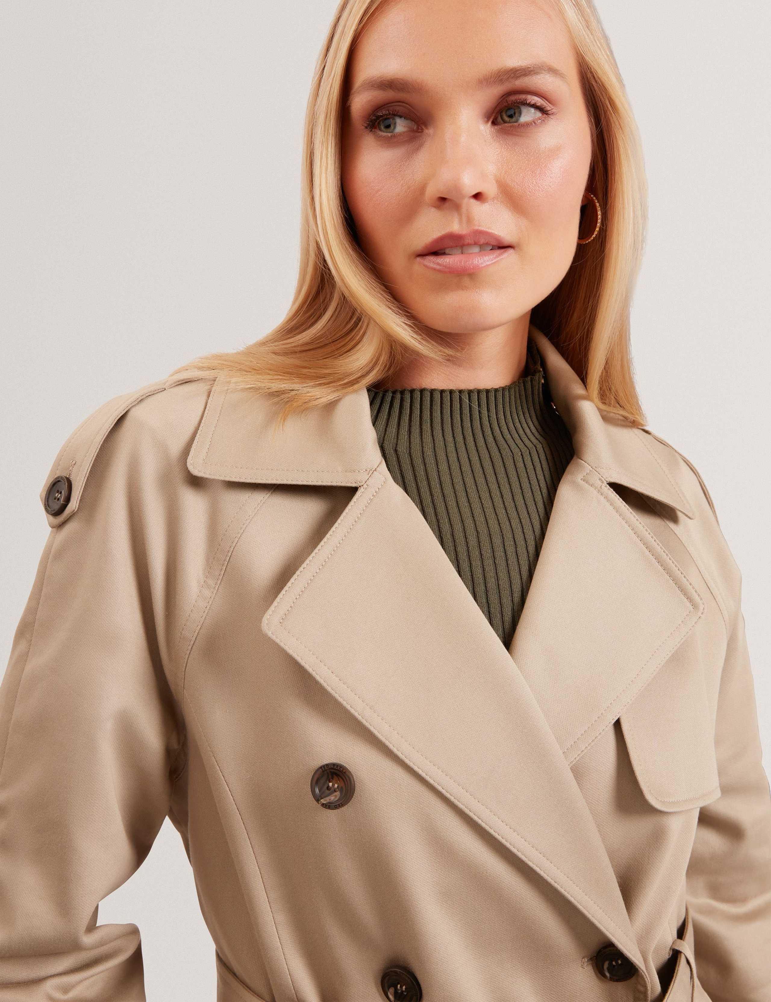 Cotton Rich Belted Trench Coat 4 of 6