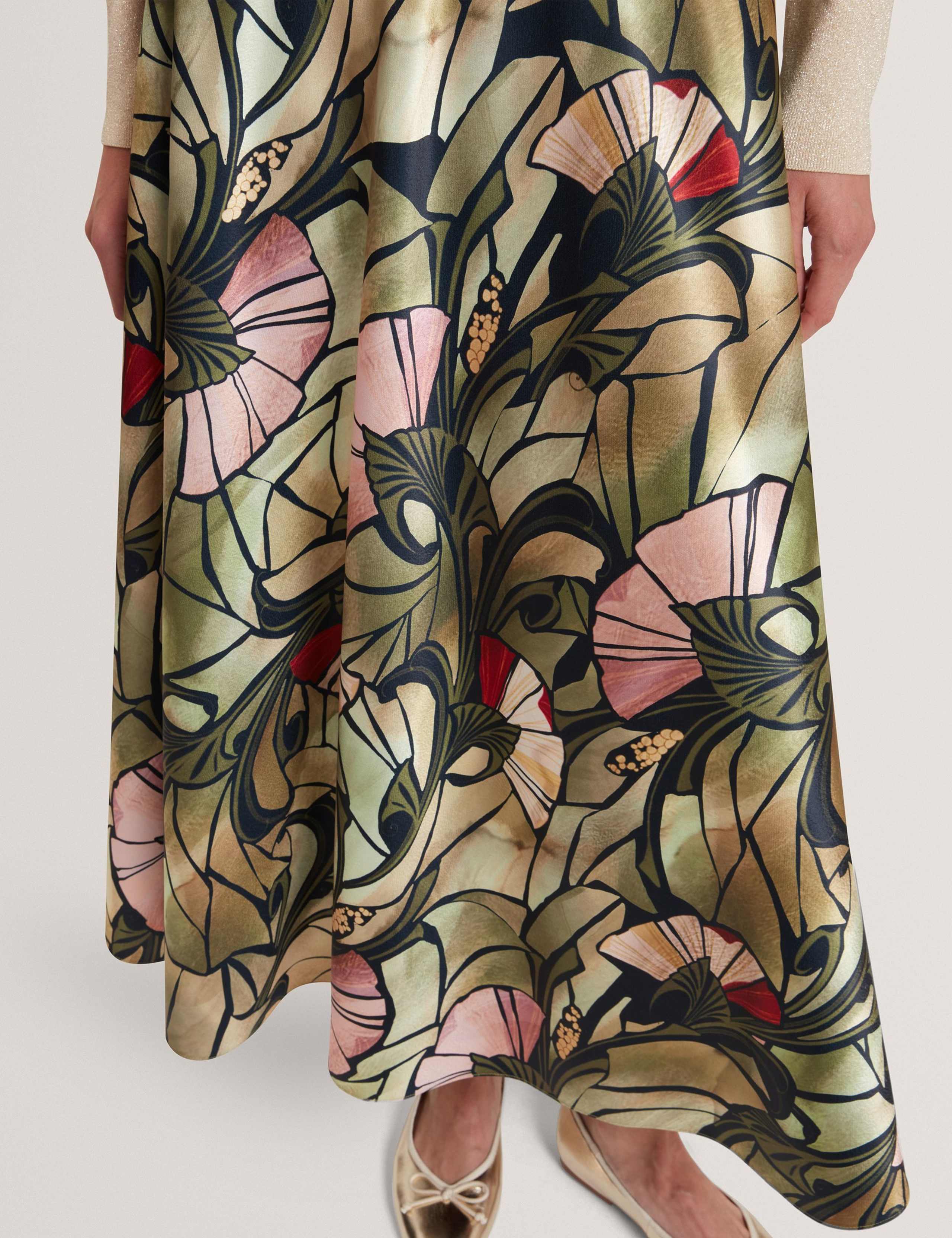 Printed Midi Skirt 5 of 7