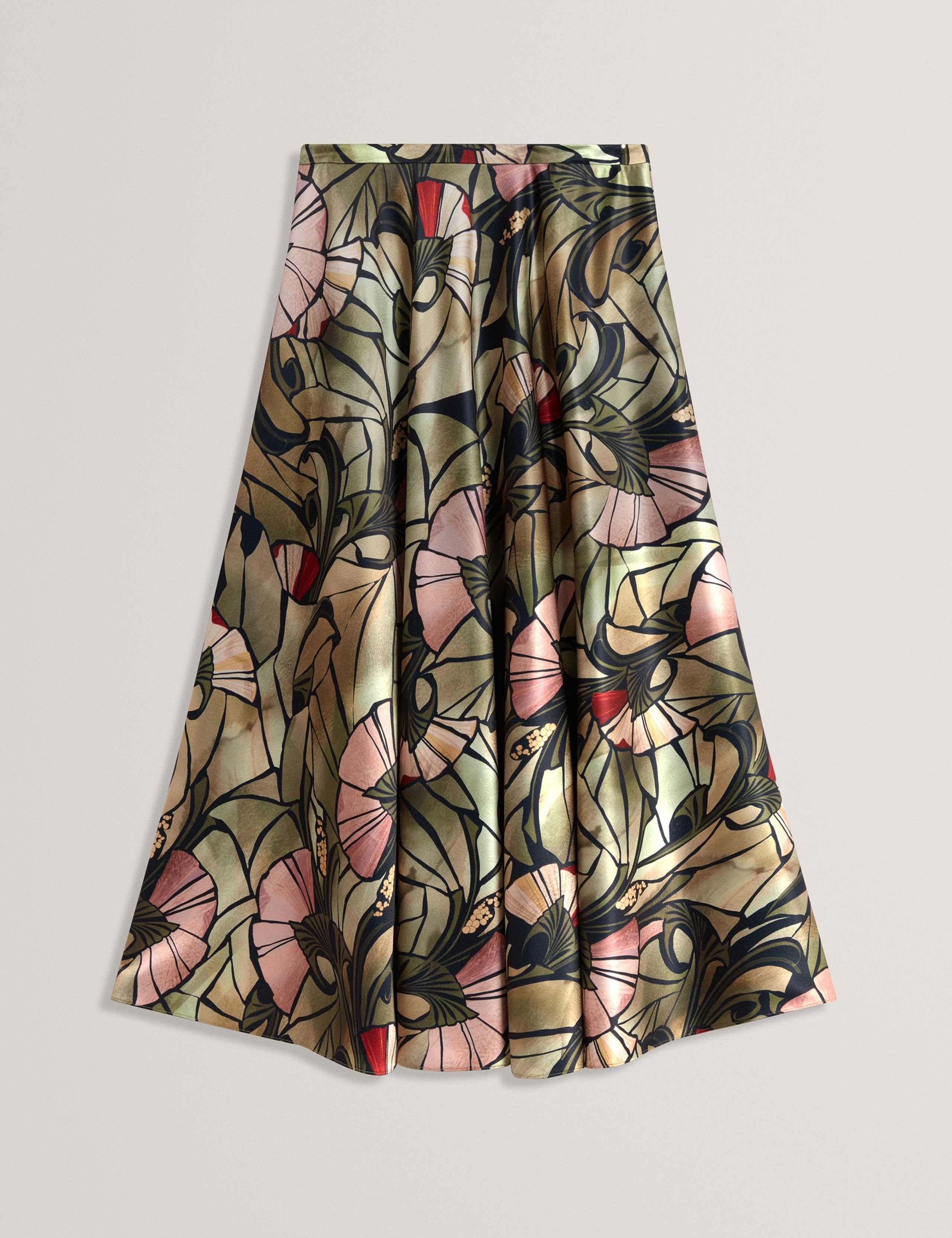 Printed Midi Skirt 2 of 7