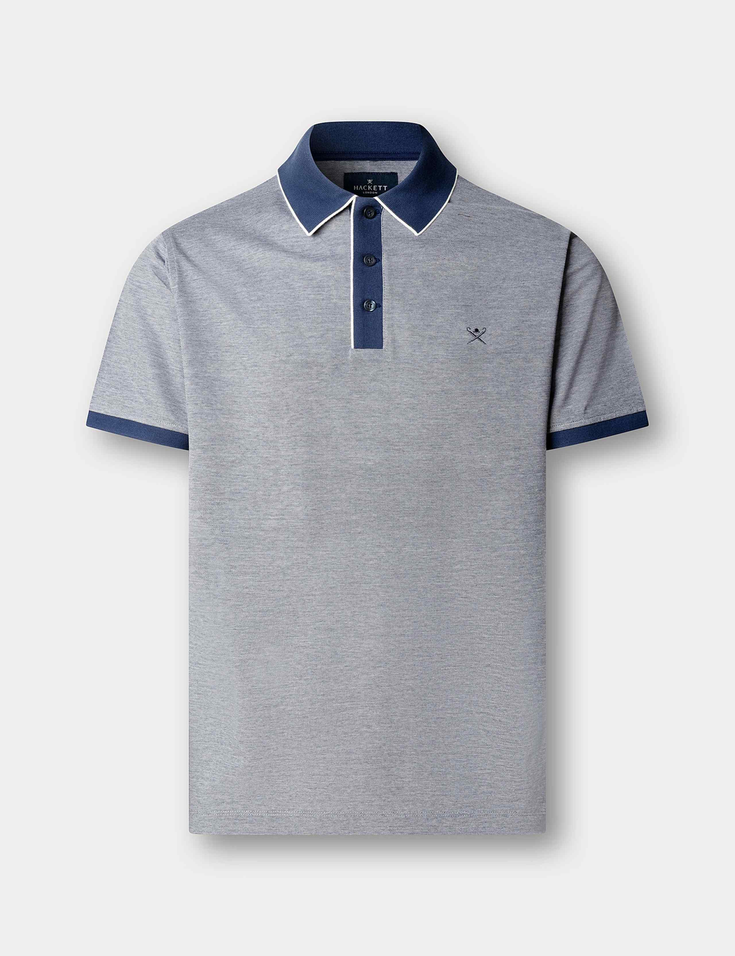 Pure Cotton Pique Polo Shirt 1 of 2