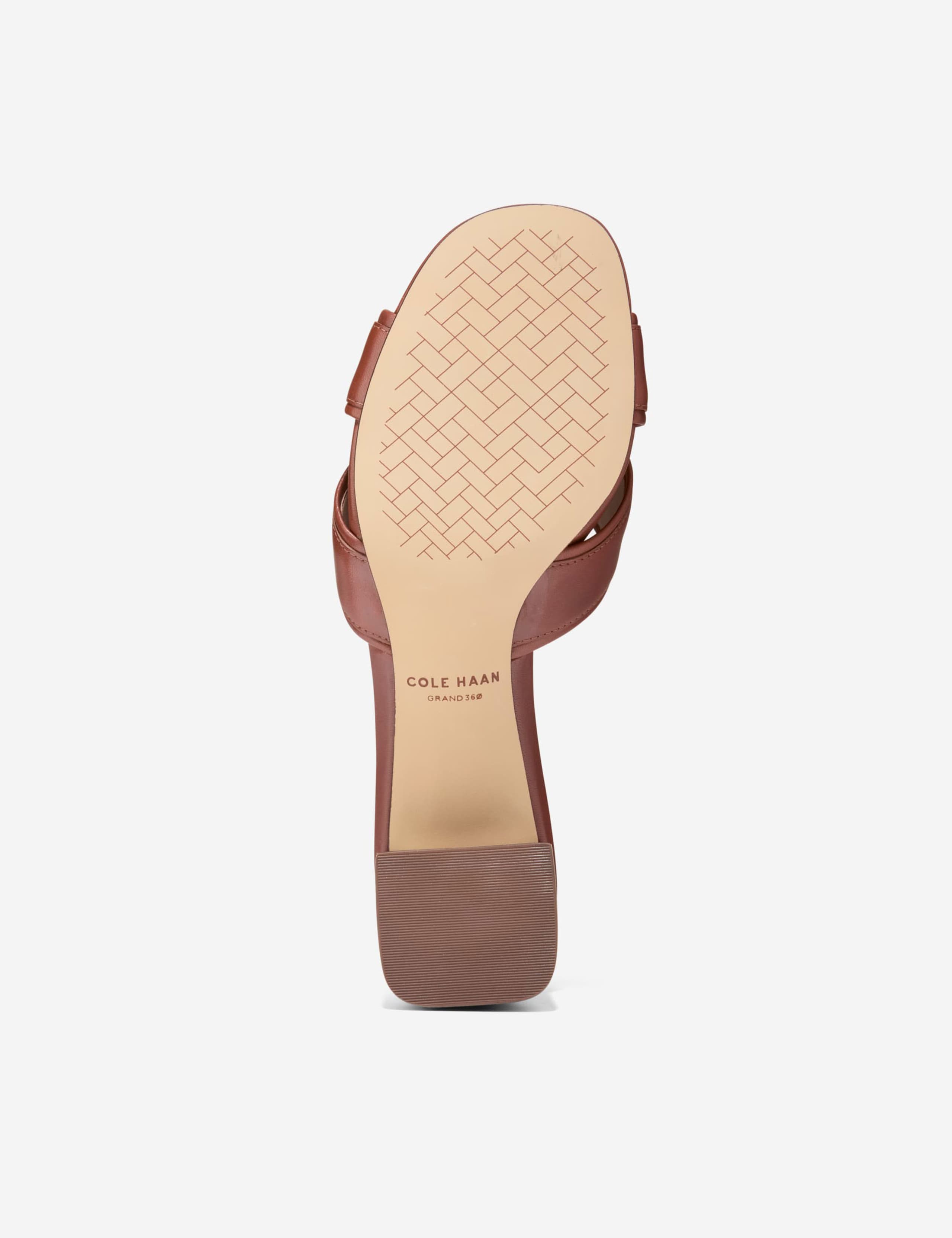 Leather Block Heel Open Toe Sandals 7 of 7