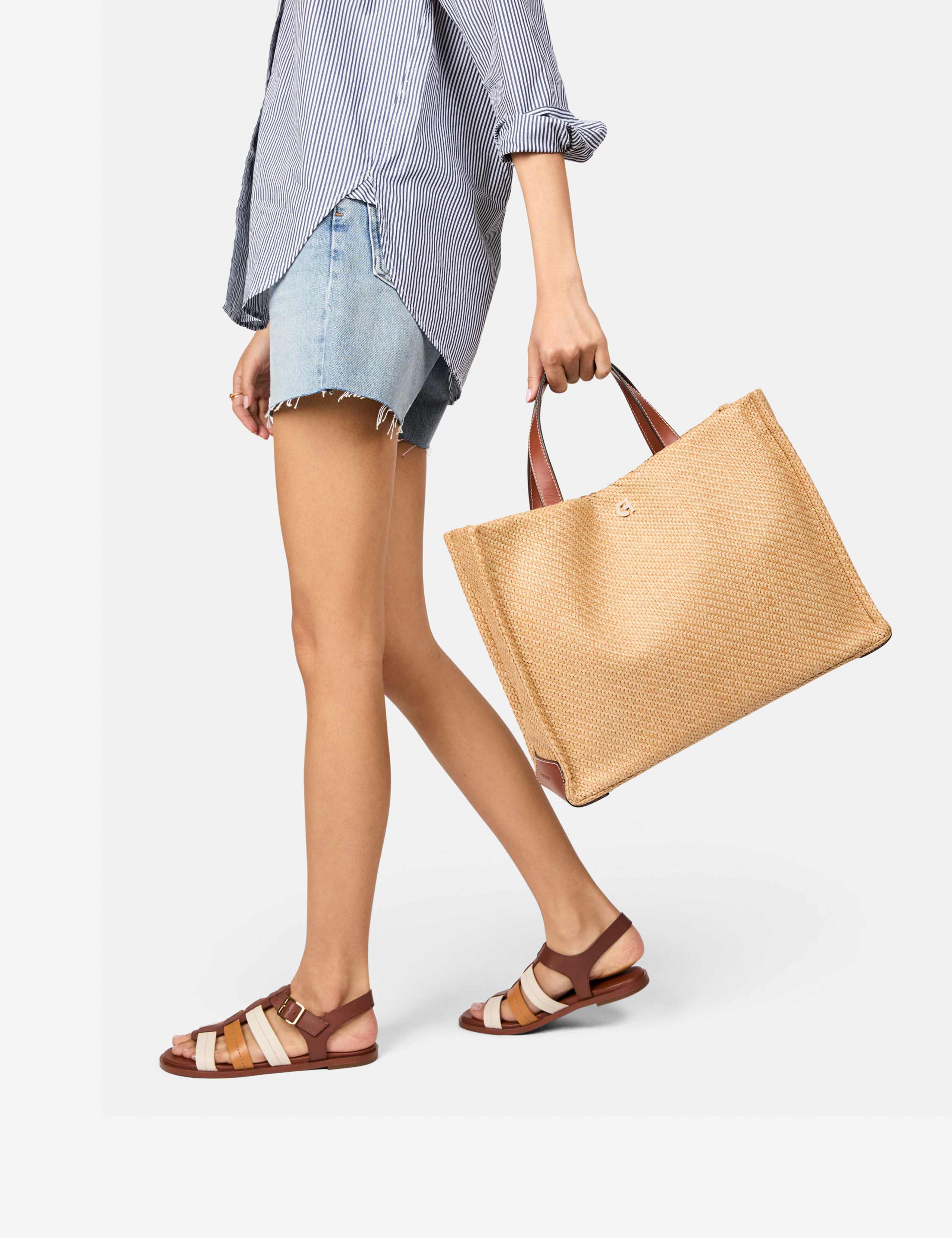 Montecito Leather Tote Bag 1 of 5