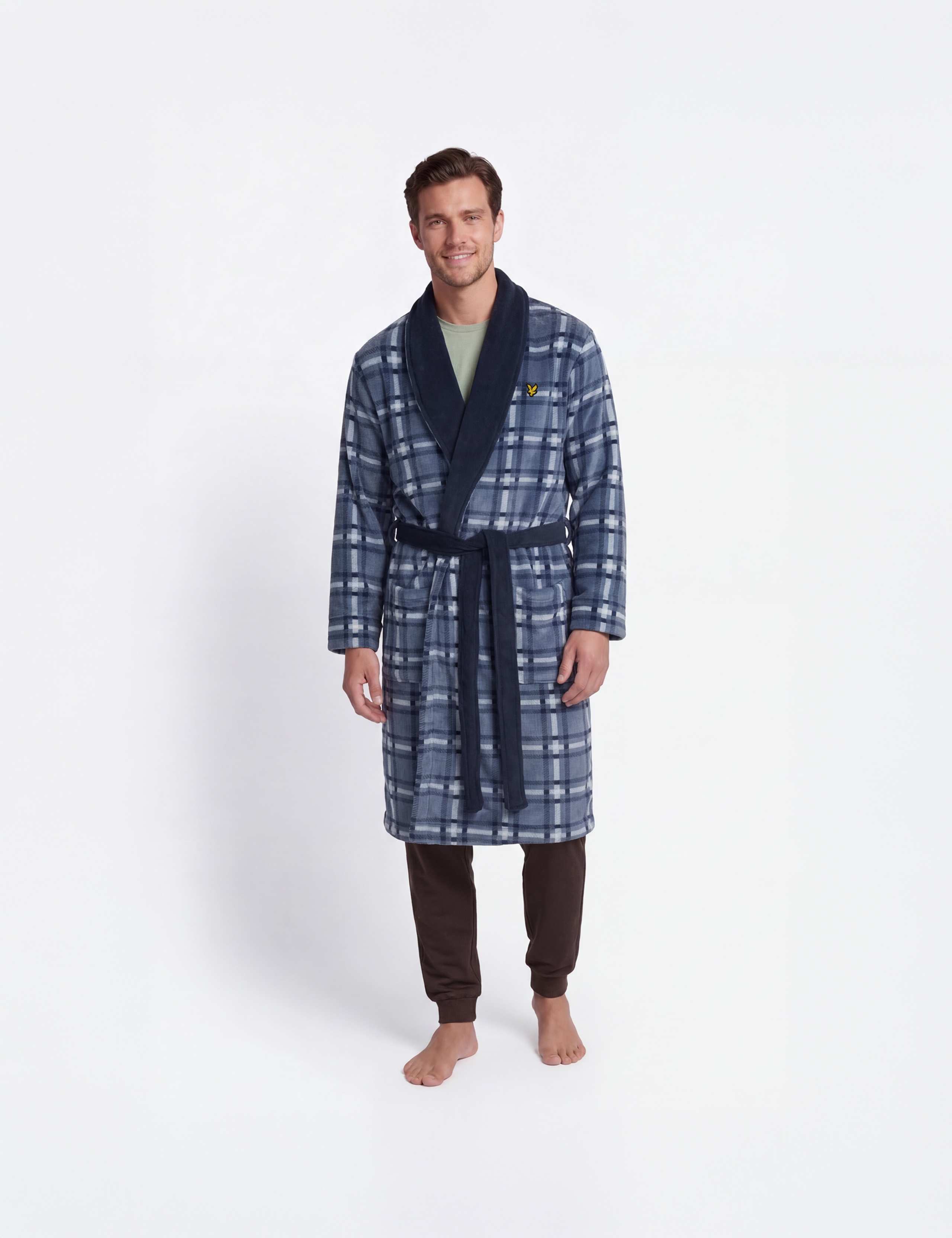 Checked Bathrobe 1 of 4