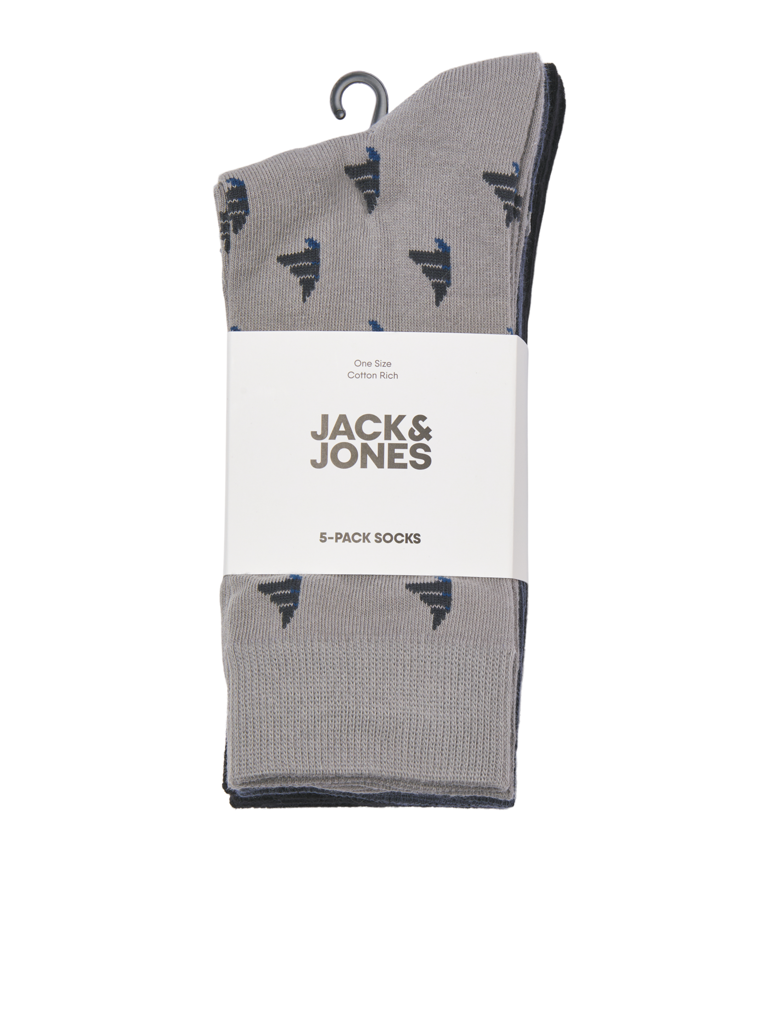 5 Pack Assorted Cotton Rich Socks 6 of 6