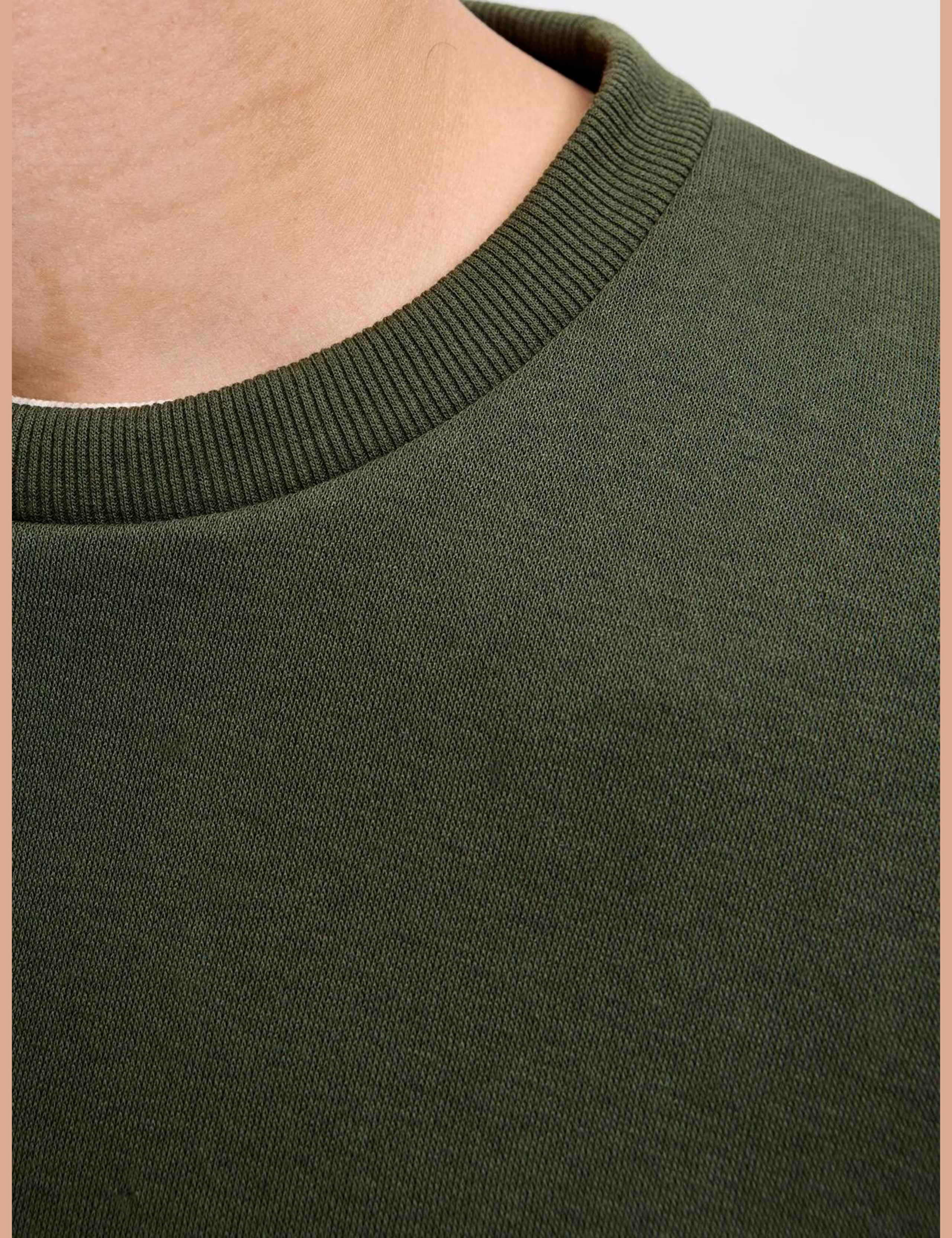 Cotton Blend Crew Neck Sweatshirt 8 of 8