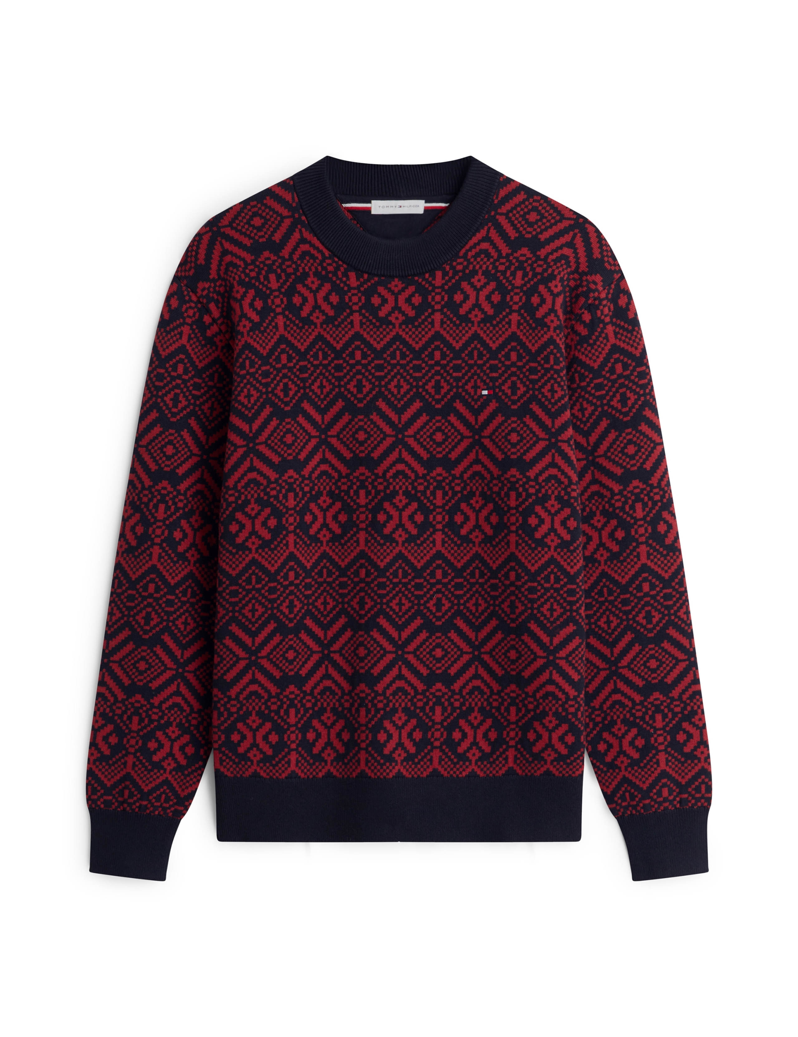 Pure Cotton Fair Isle Crew Neck Jumper 2 of 5